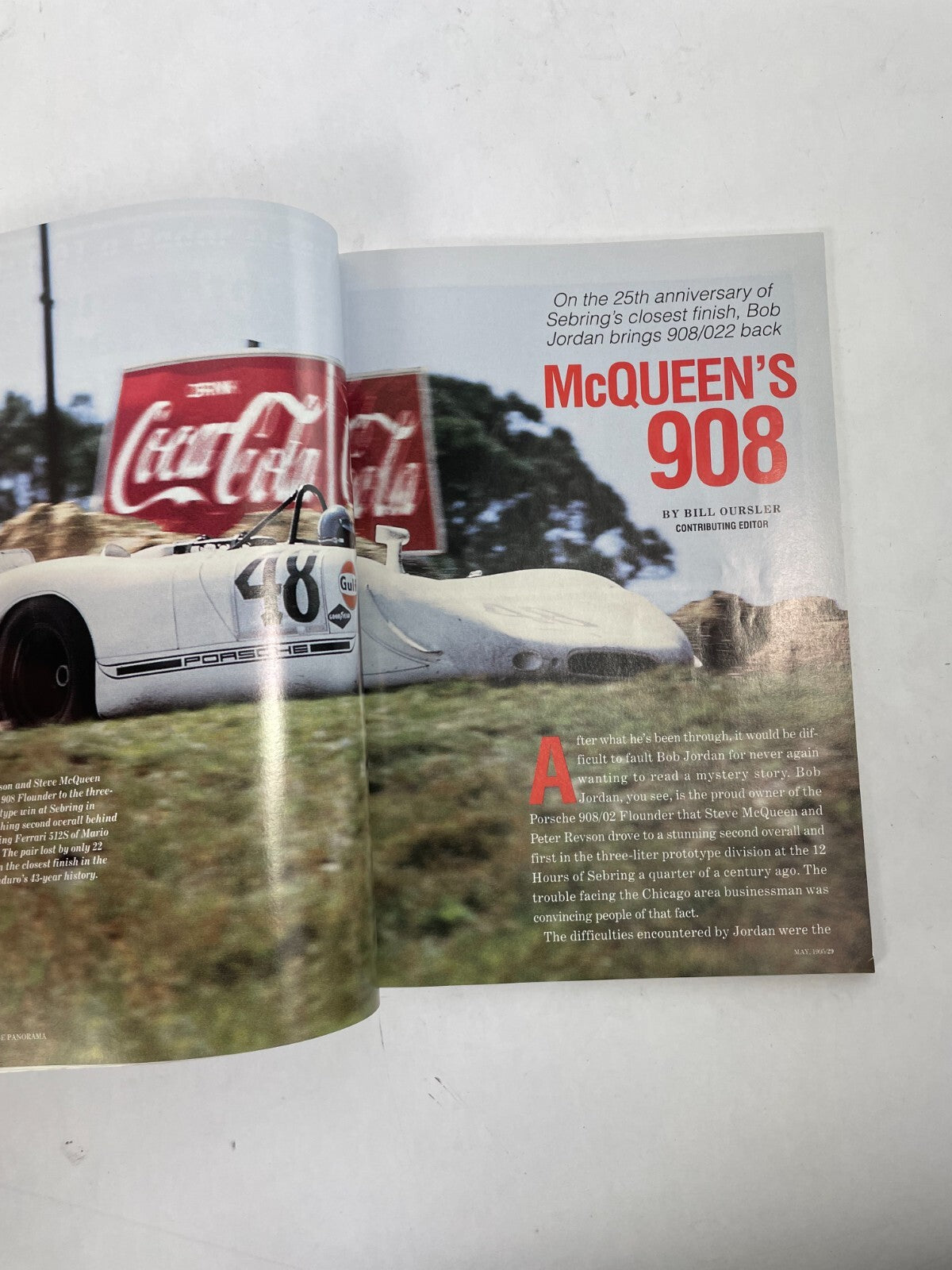 May 1995 Porsche Panorama Magazine McQueen's 908 By Bill Oursler