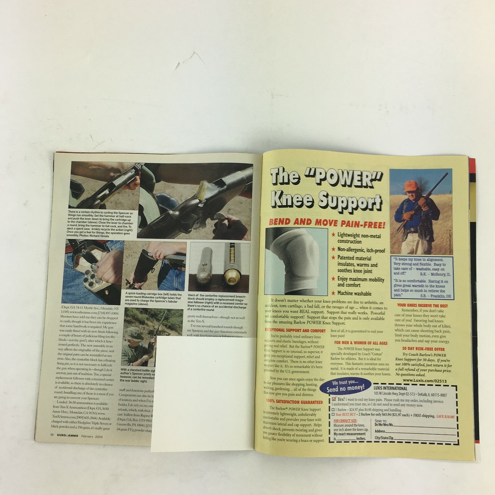 Guns & Ammo Magazine Springfields XDM9 Hornadys .338 Marlin Express .475 Wildcat
