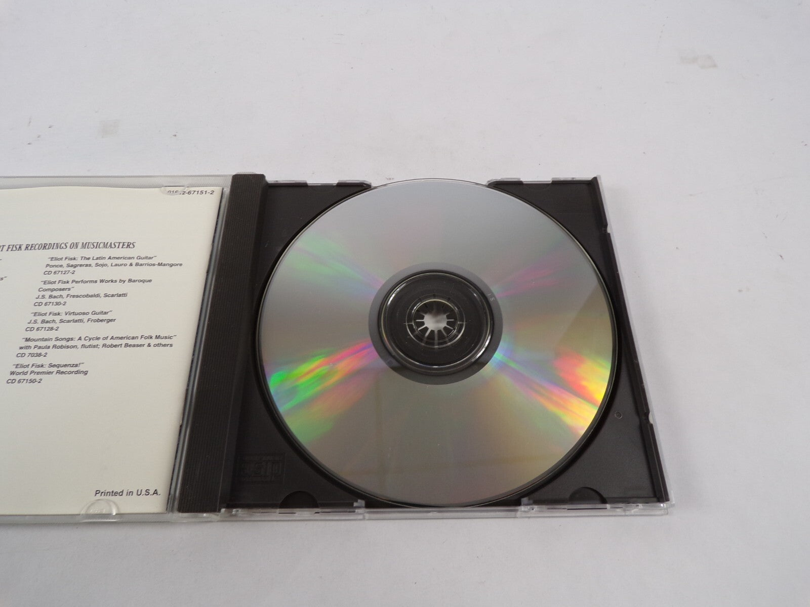 The Best Eliot Fisk Music Masters Classics Niccolo Paganini Julio SagrerasCD #40