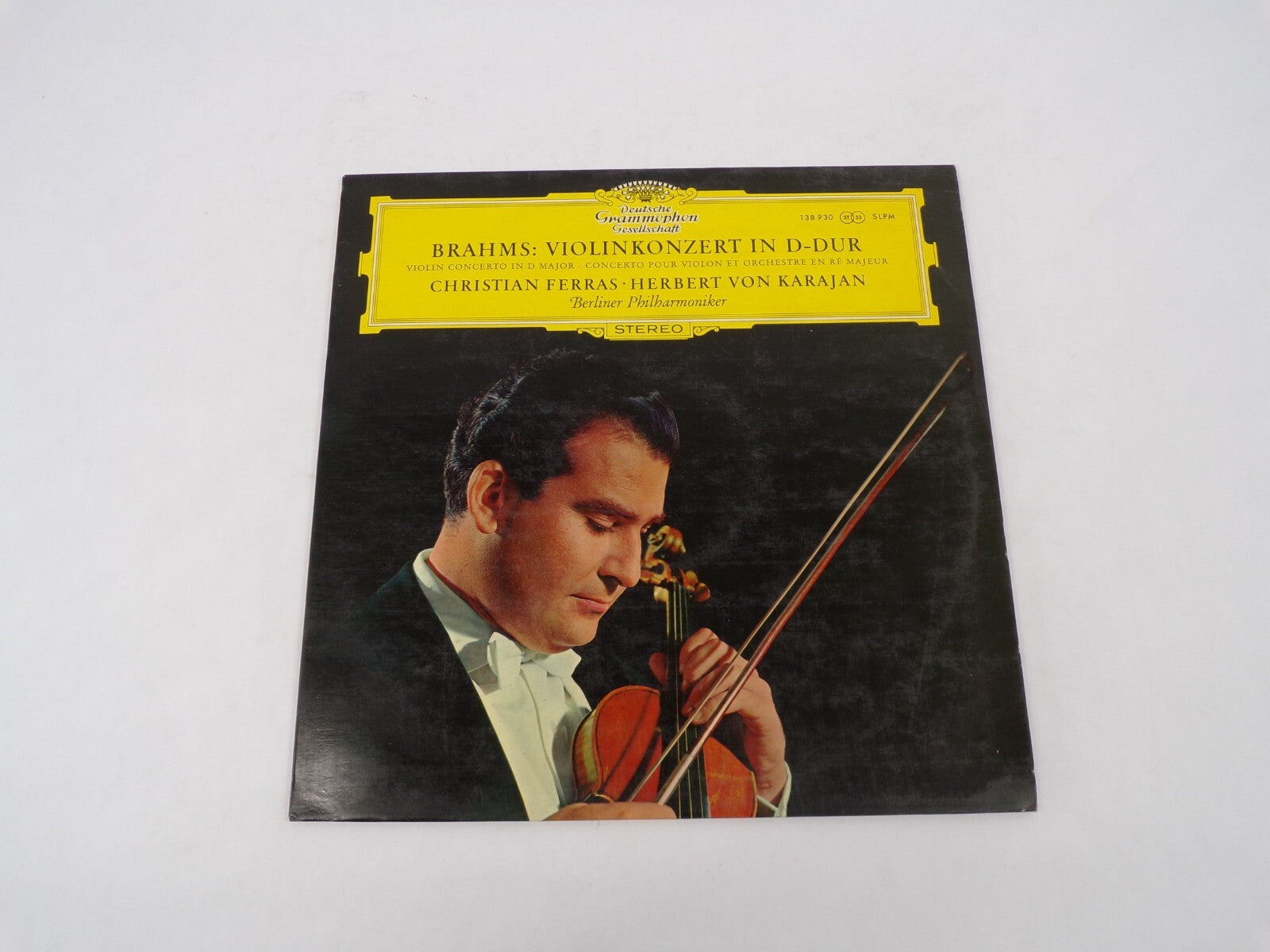 Brahms Violonkonzert In D-Dur Christian Ferras Herbert Von Karajan Vinyl Record
