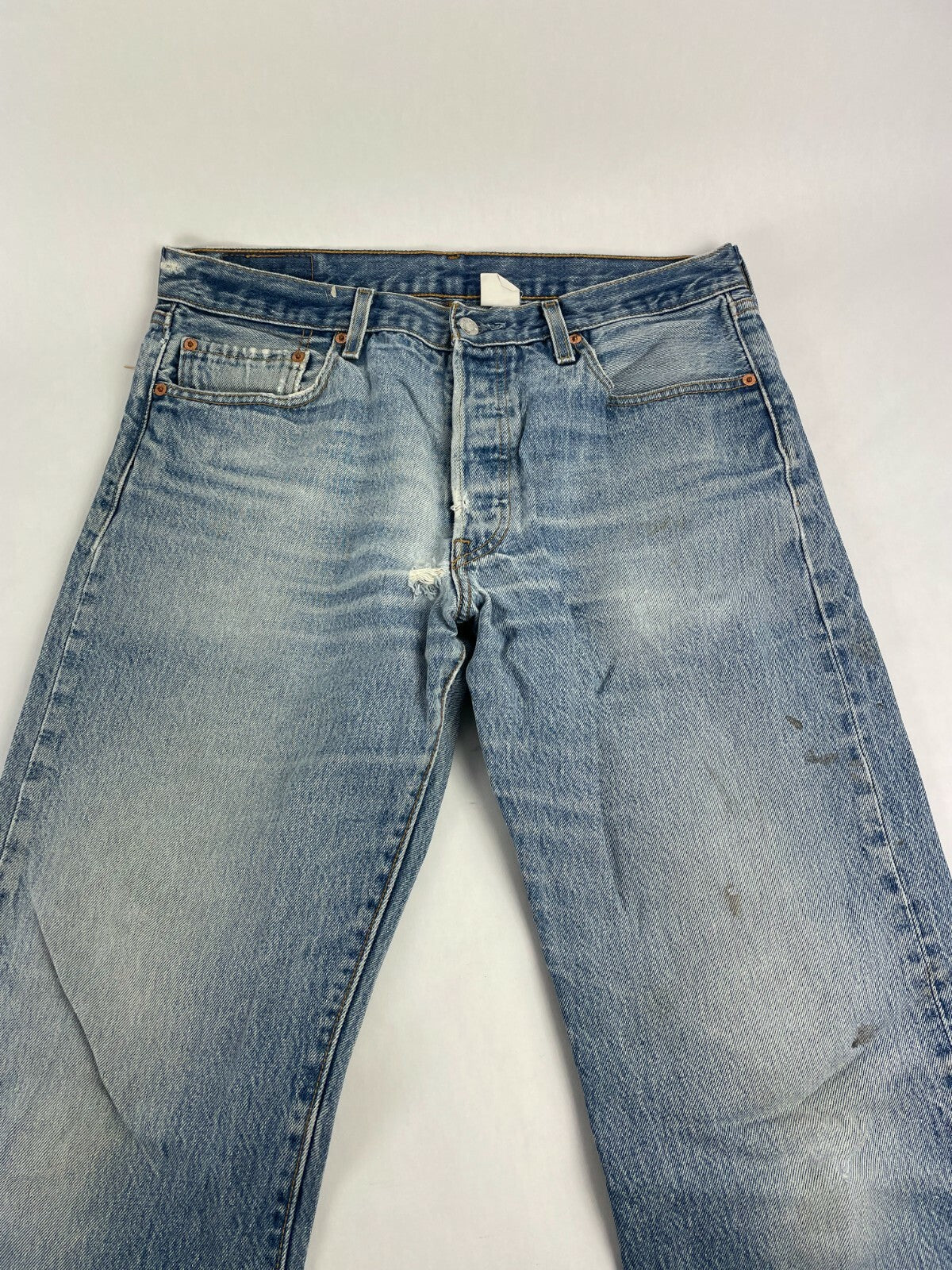 Levi's Men's Blue 501 Regular Fit Straight Leg Jeans Size W 36 L 36