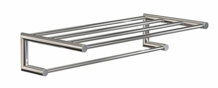 FROST Nova 2 Wardrobe shelf 1 Brushed Stainless Steel 147mm x 300mm x 600mm