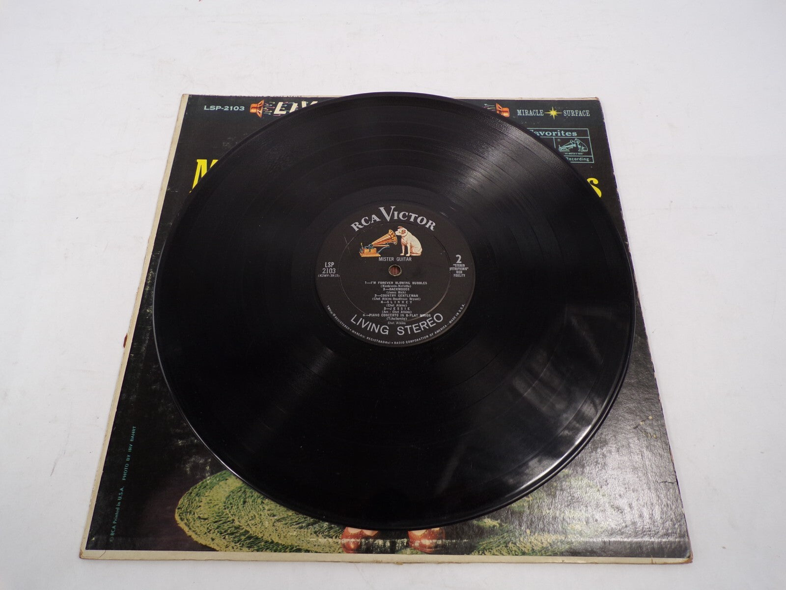 Mister Guitar Chet Atkins Living Stereo Orthophonic High Fidelity Vinyl Record