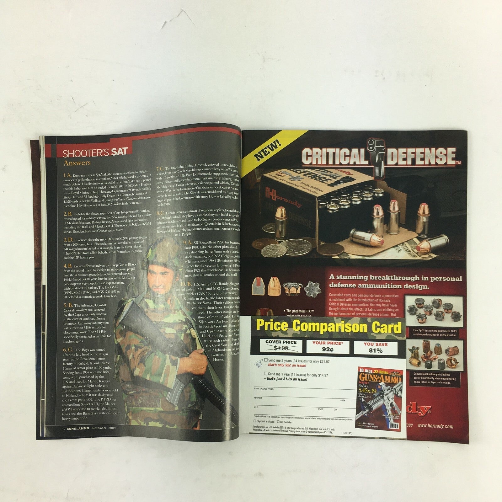 Guns & Ammo Magazine Tactical Tack driver Top 9mm of WWII? The .25-06 Talon 1911