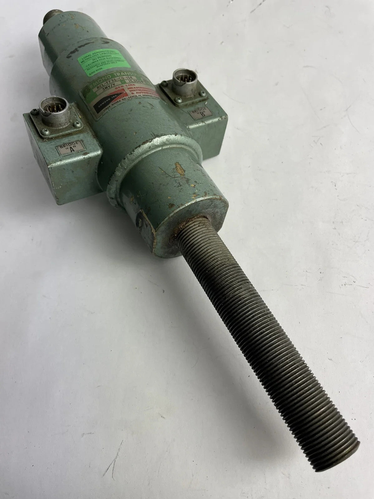 Ormond RCL-FF35-CD-15K Load Cell Transducer 100lb 3mv/v - 30 Day Wty