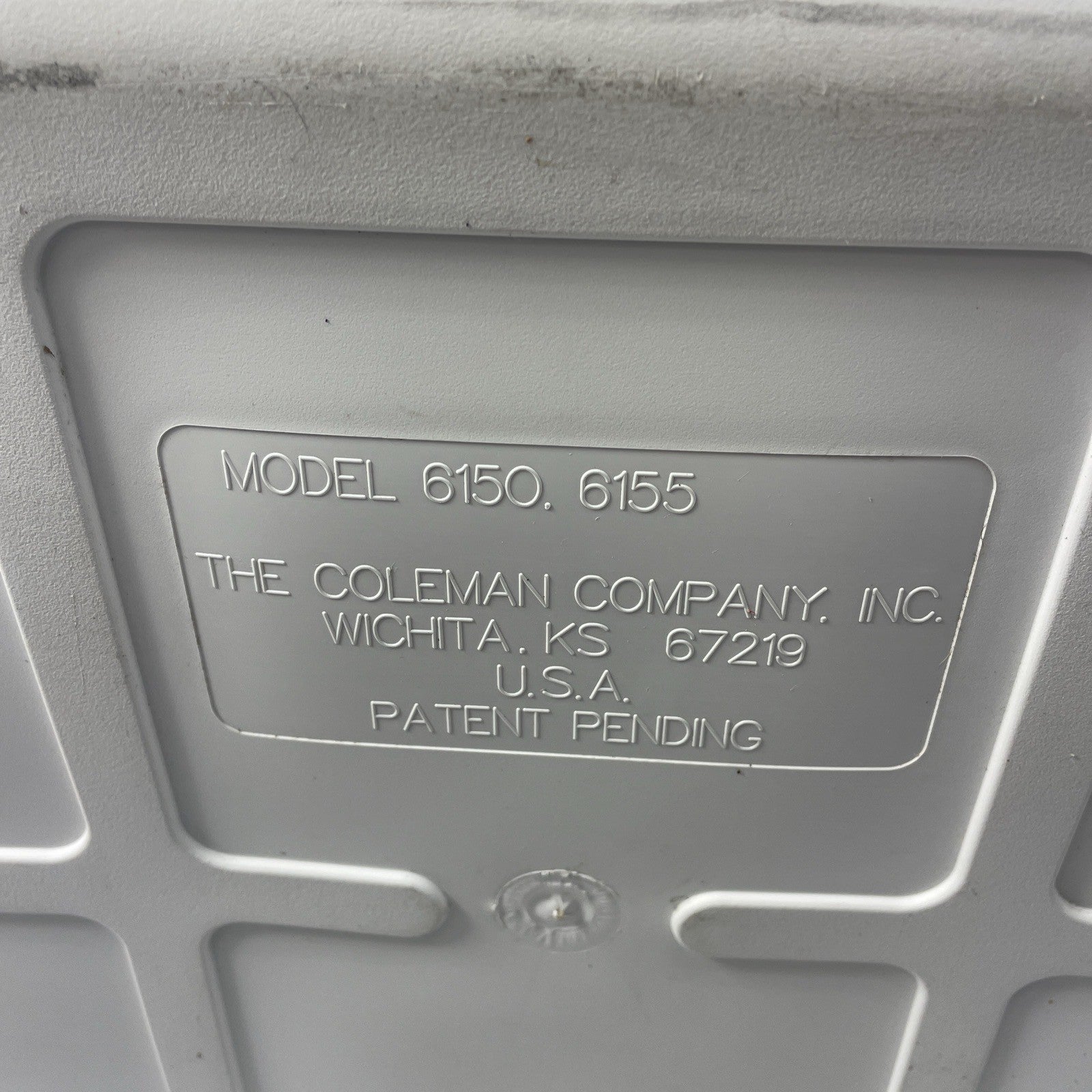 Rare Coleman Steel Belted Cooler USA - 54 QT Model 6150