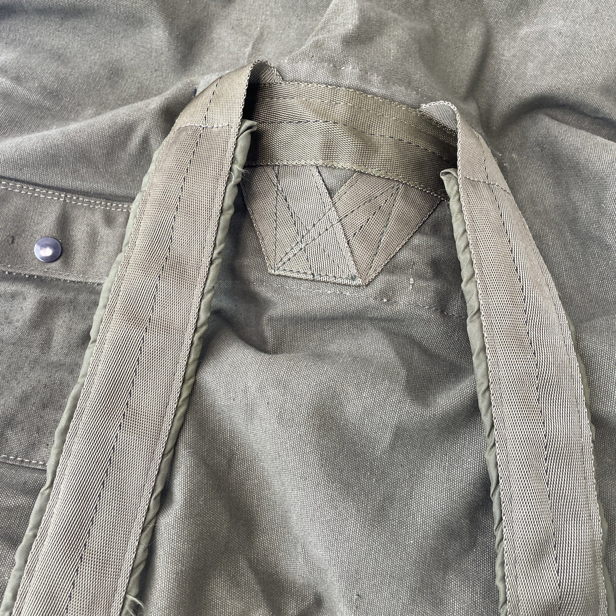 US Army Duffel Bag O.D.7 Type II DSA100-73-C-0490 2 Straps Backpack Rebmar inc