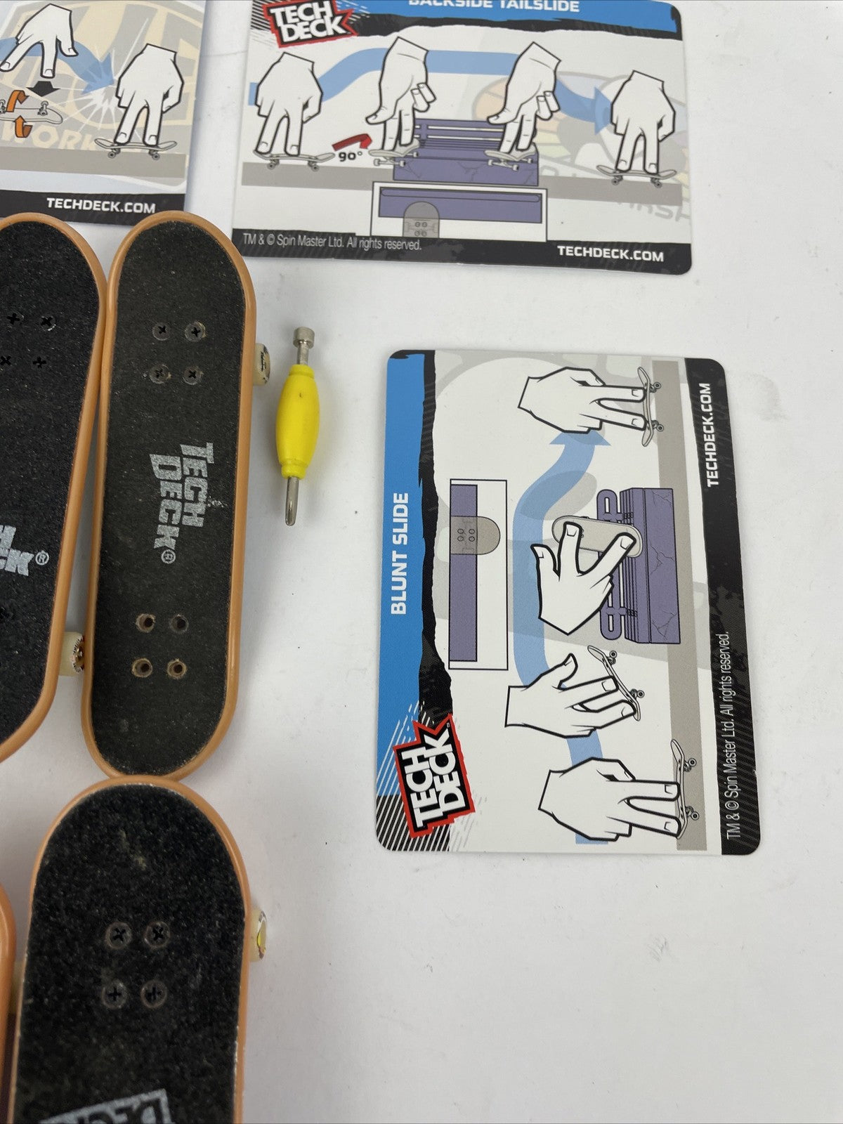Vintage Tech Deck Lot Skateboard Fingerboard Flip Fiberlight Blind BUNDLE LOT