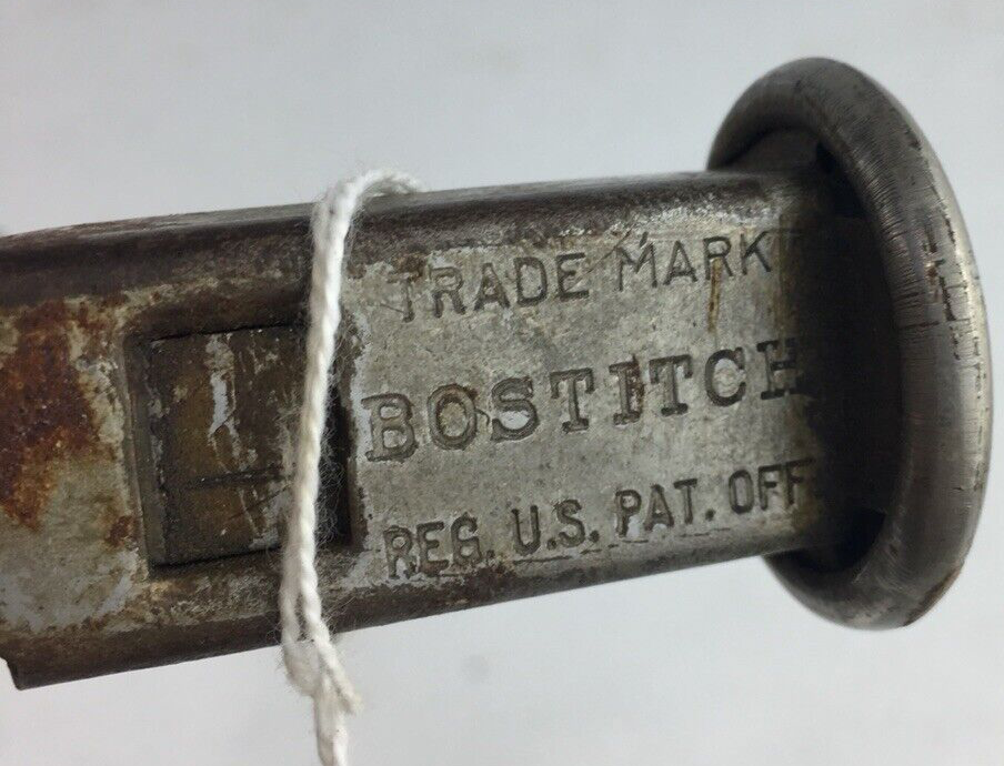 Large Vintage \Stapler Made By Bostitch Head Pantent 1591986 Working