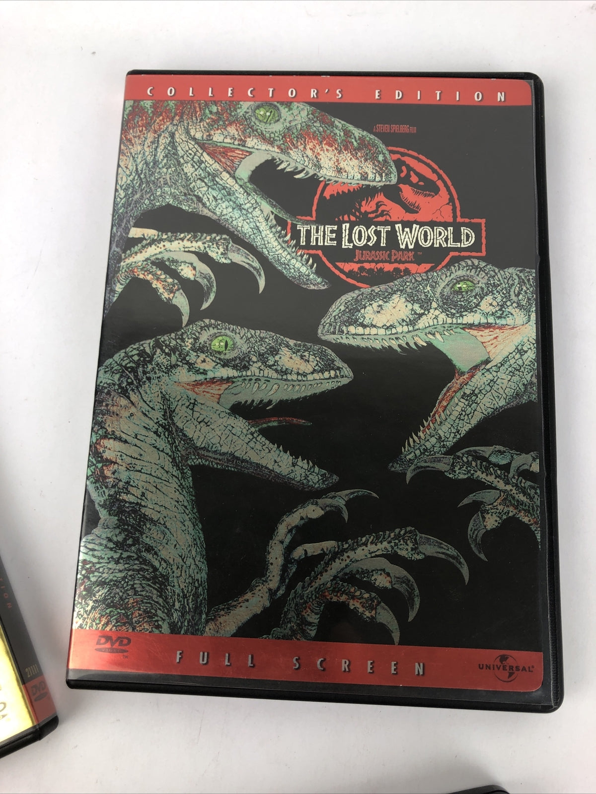 Jurassic Park Lot Of 3 DVDs (Jurassic Park, The Lost World, Jurassic Park 3)