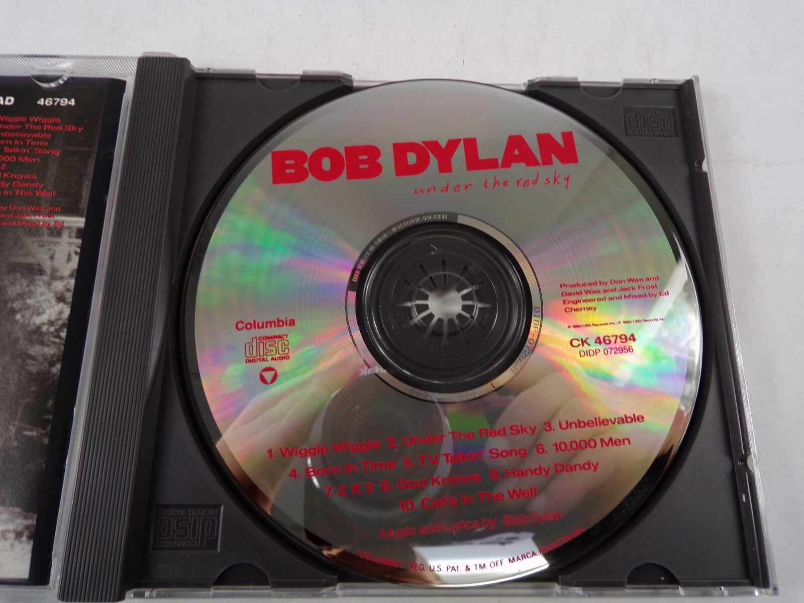 Bob Dylan Under The Red Sky Wiggle Wiggle Unbelievable Born In Time CD#56