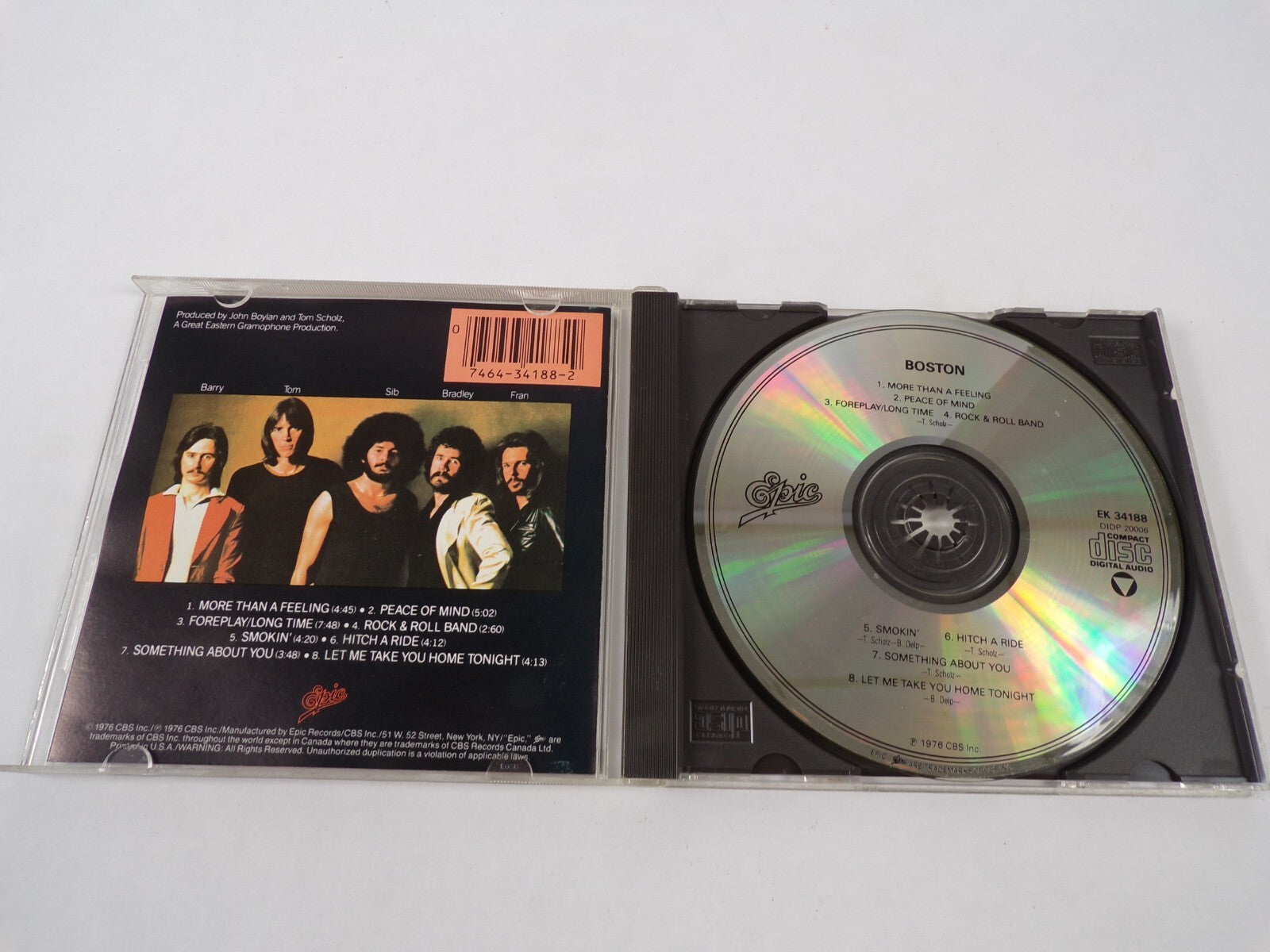 Boston More Than A Feeling Peace Of Mind Forplay Long Time Rock & Roll BandCD#46