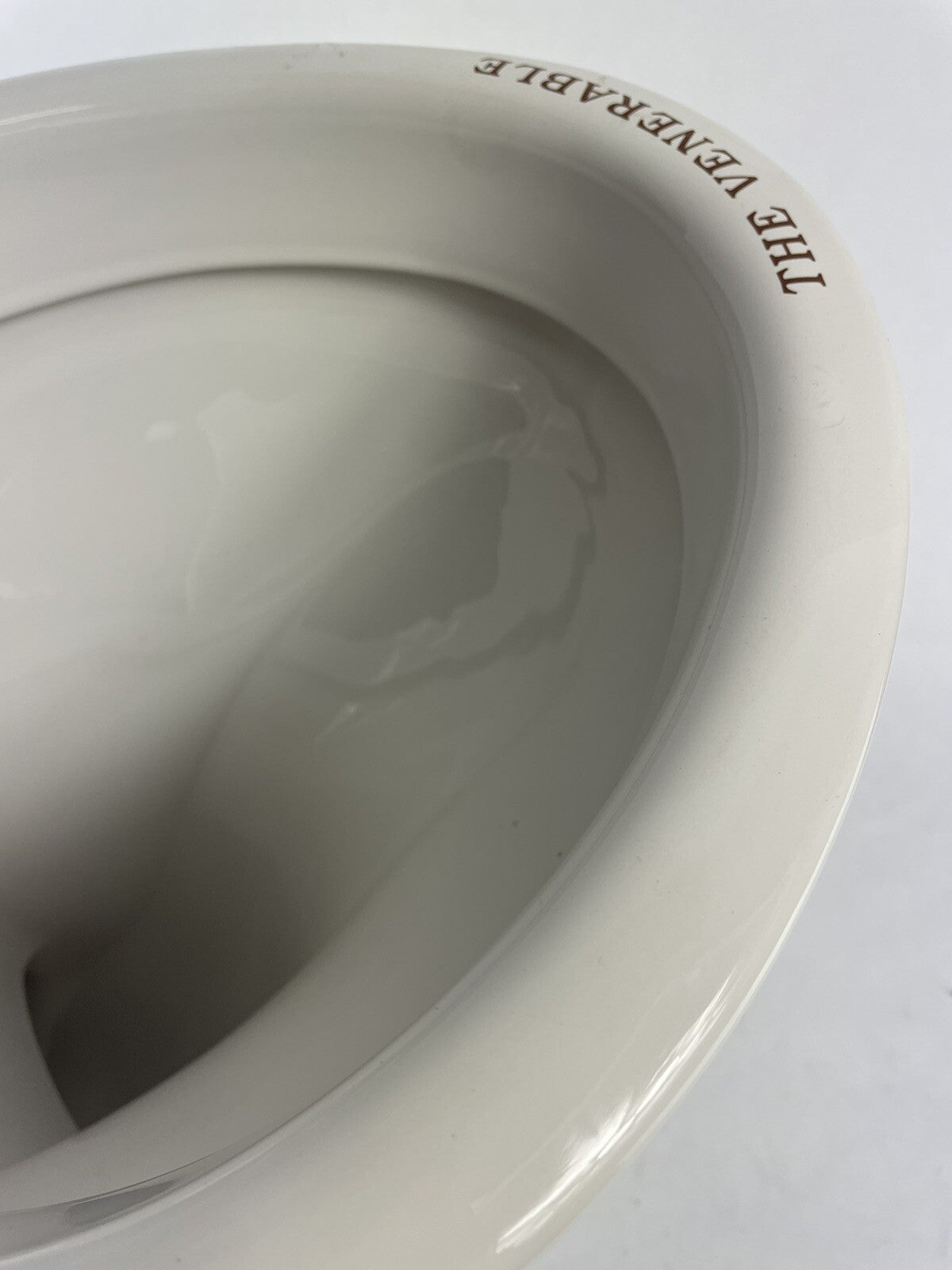 Thomas Crapper high level toilet bowl with seat traditional Victorian bathroom fixture no tank