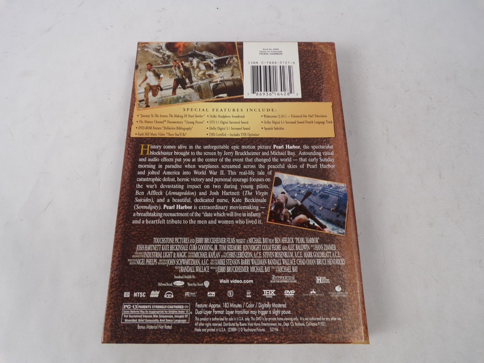Pearl Harbor 60th Anniversary Commemorative Edition Two-Disc Set Ben DVD Movies
