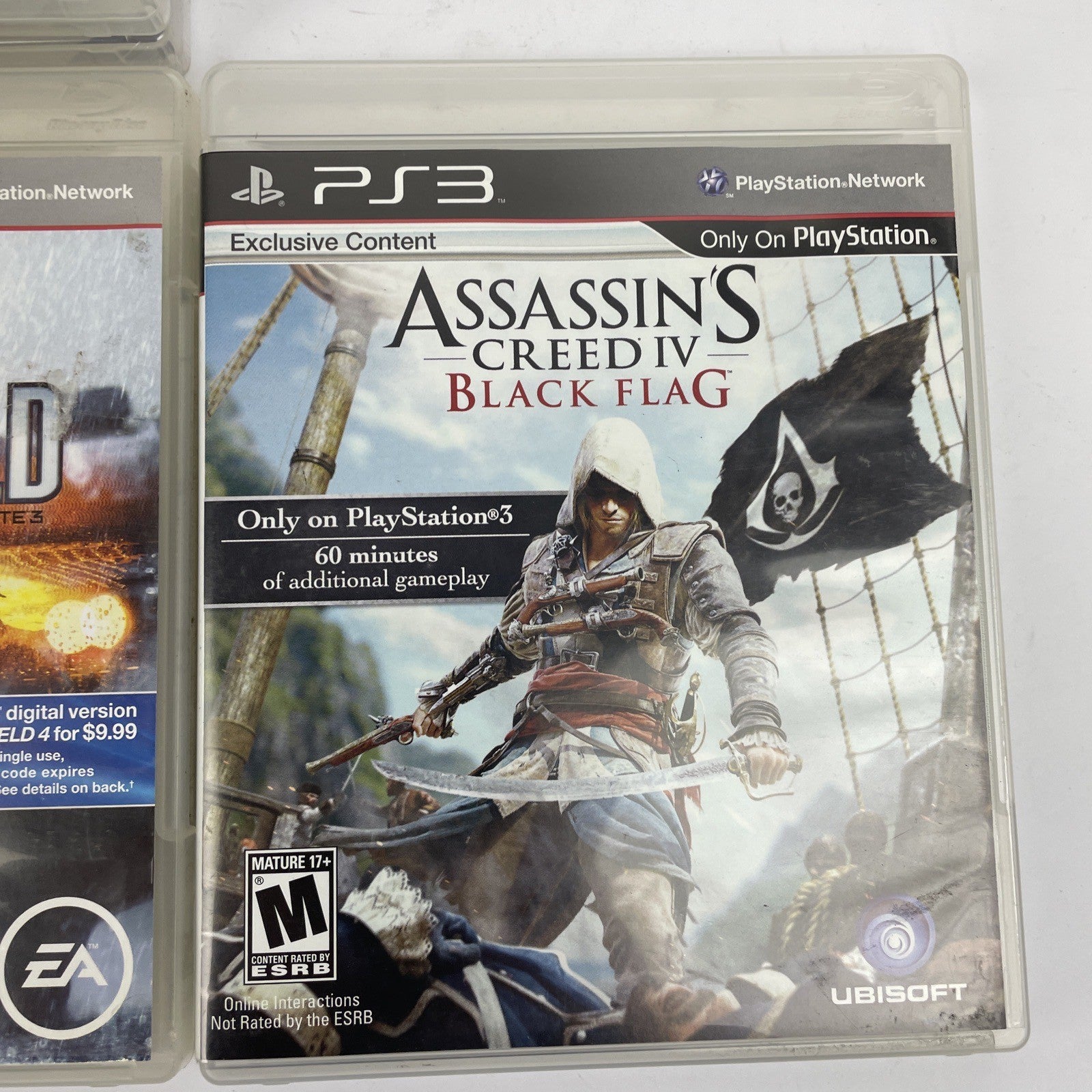4 x PlayStation 3 PS3 Assassins Creed 4 Black Flag BORDERLANDS2 BATTLEFIELD4 MOH