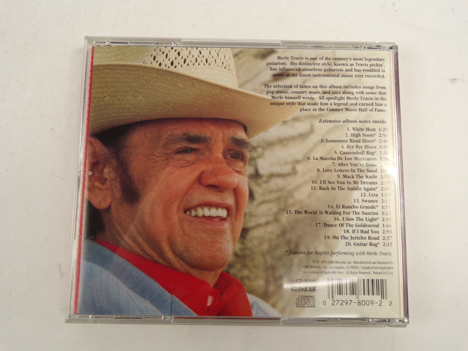Merle Travis Guitar Retrospectiv White Heat High Noon After You've gone CD#48