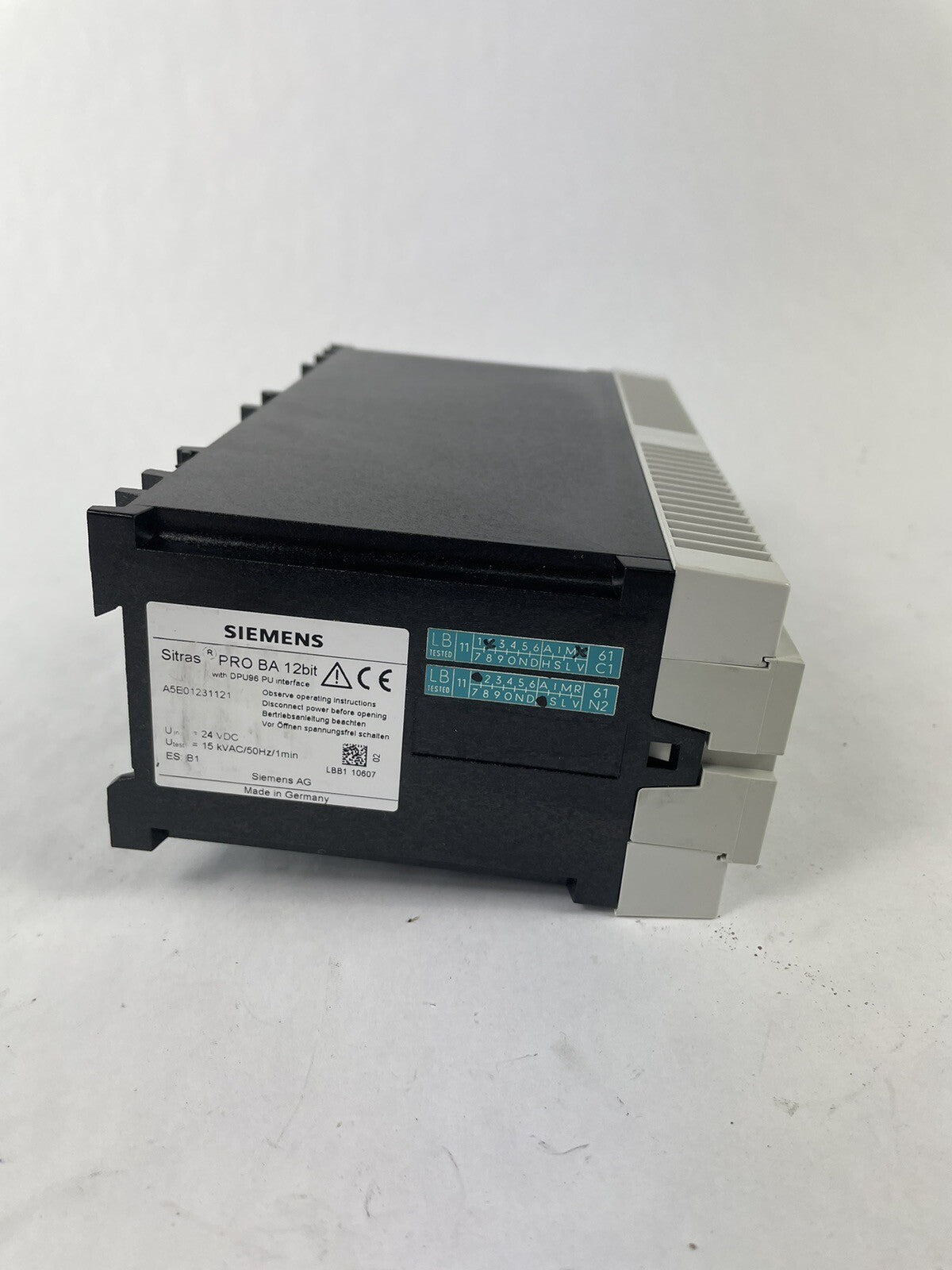 Siemens Sitras PRO BA 12bit with DPU96 PU interface DC Buffer Amplifier DC