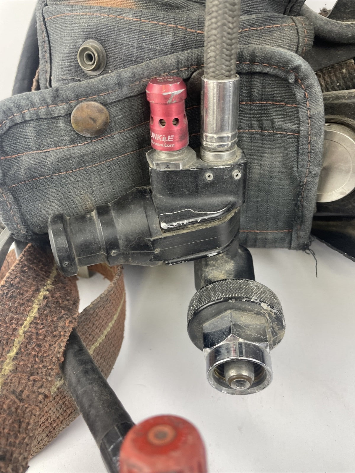 SCOTT SAFETY 4.5 4500 SCBA Air Pack Harness EZ-Flow Air Pak Plus with Sensor g