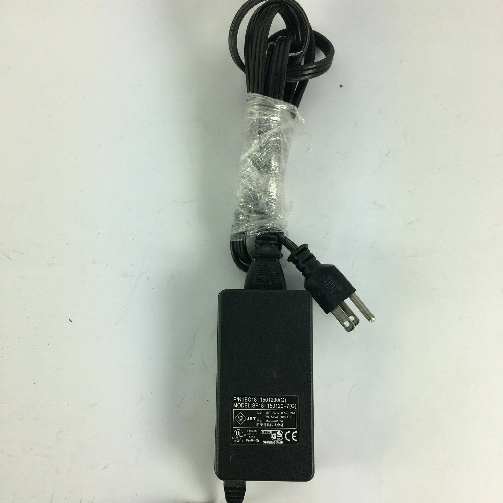 Genuine AC/DC Adapter SF18-150120-7(G) Output 15V 1.2A Power Supply Adapter A24