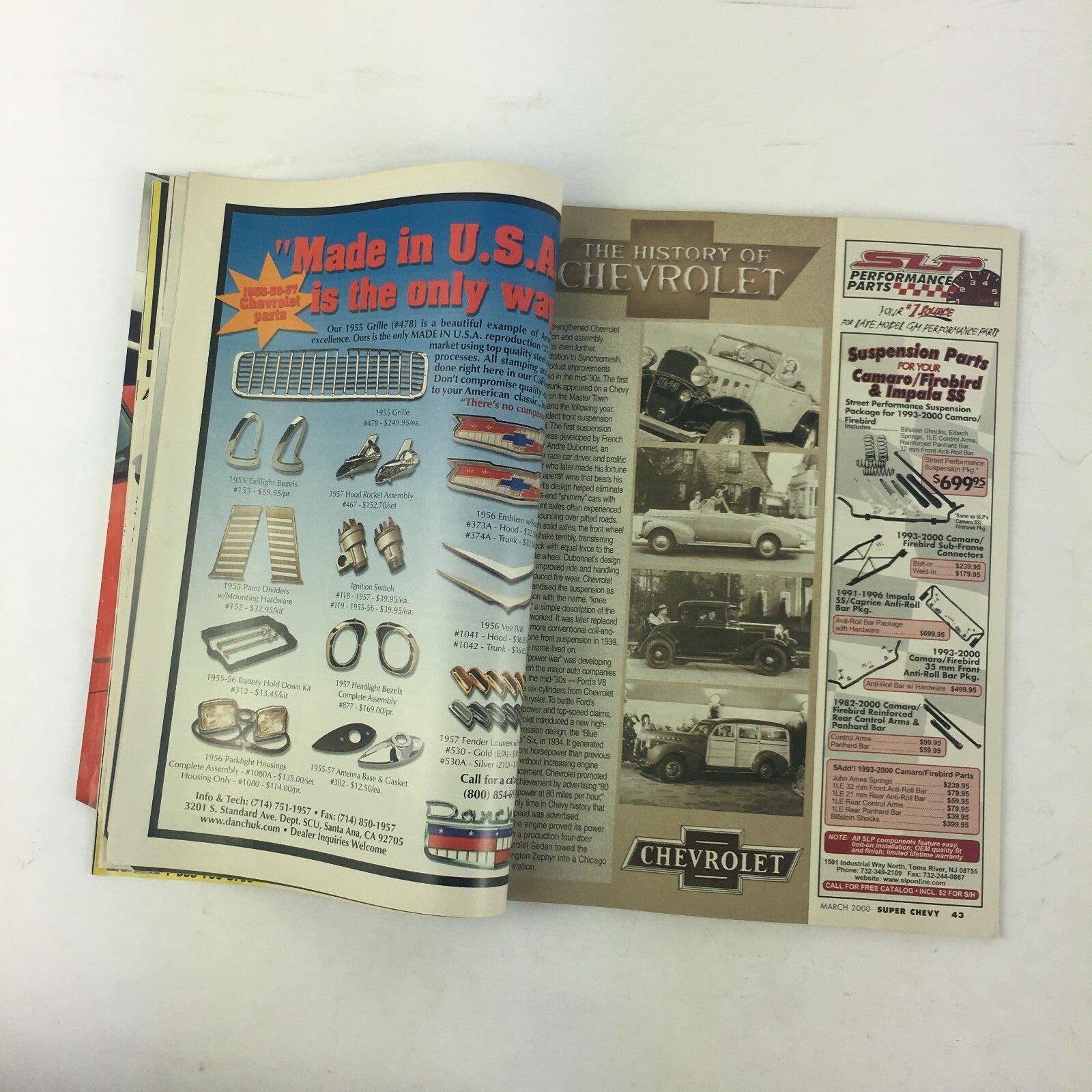 March 2000 Super Chevy Magazine Main Street Muscle! Real-World Street Machines