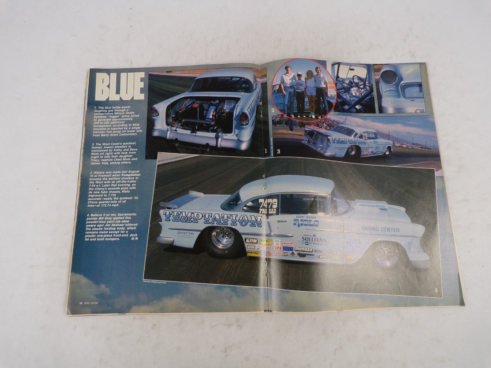 January 1987 Drag Racing INDY Nationals! '55 Chevy Tube Chassis Kit How To Choos