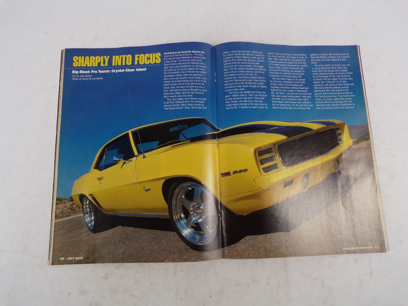 July 2005 Chevy High Performance Paint & Body Basics Biggie Vortec Shootout: New
