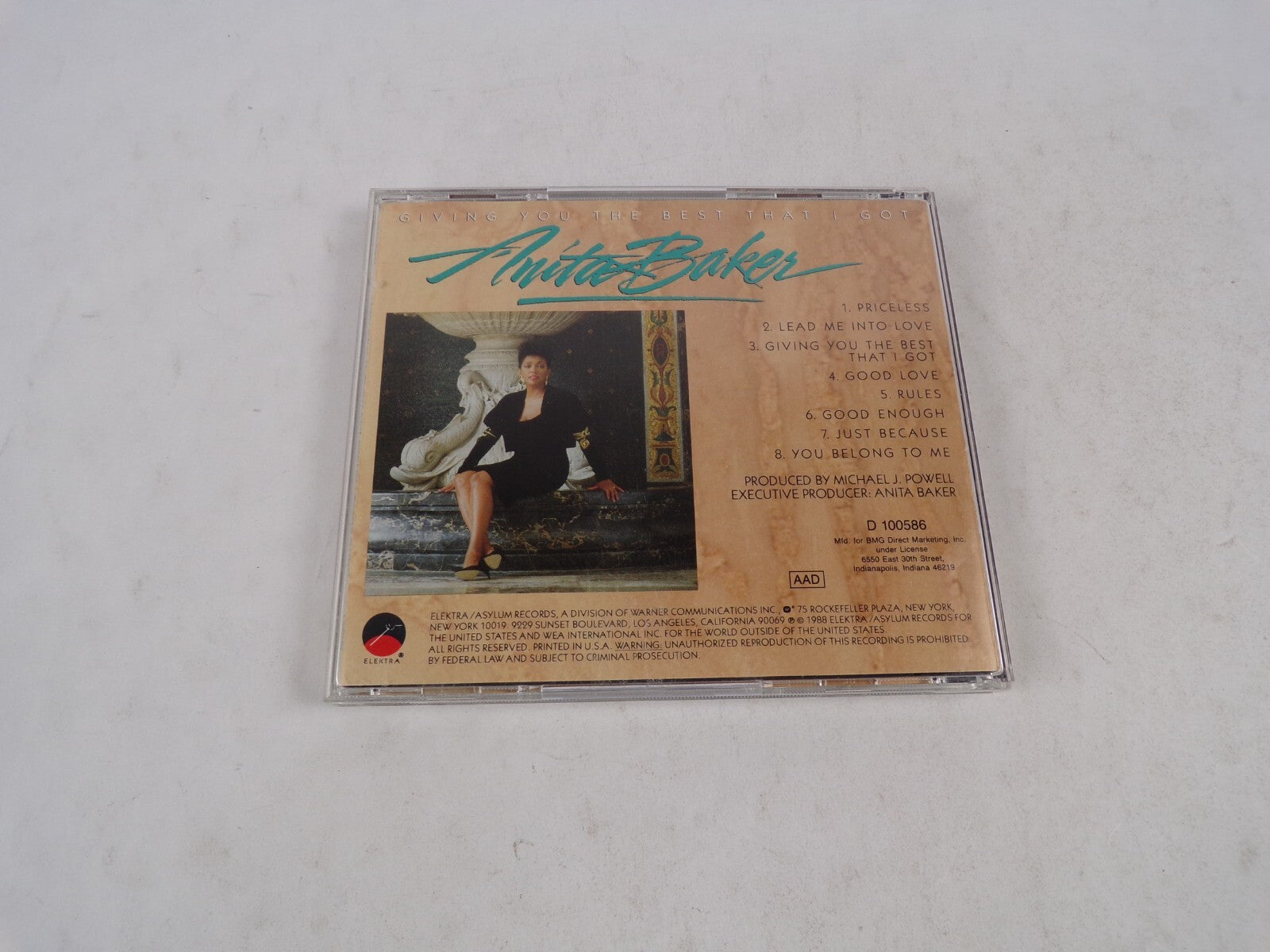 Anita Baker Priceless Lead Me Into Love Giving You The Best That I Got GoodCD#22