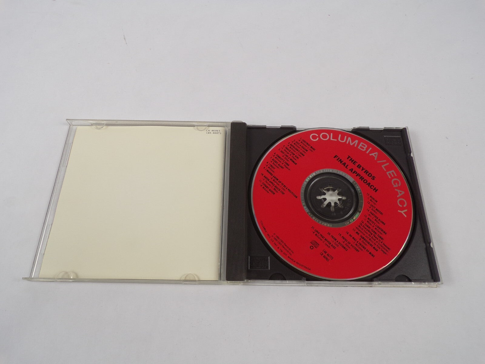 The Byrds Final Approach Chestnut Mare Just A Season Kathleen's Song Truck CD#46