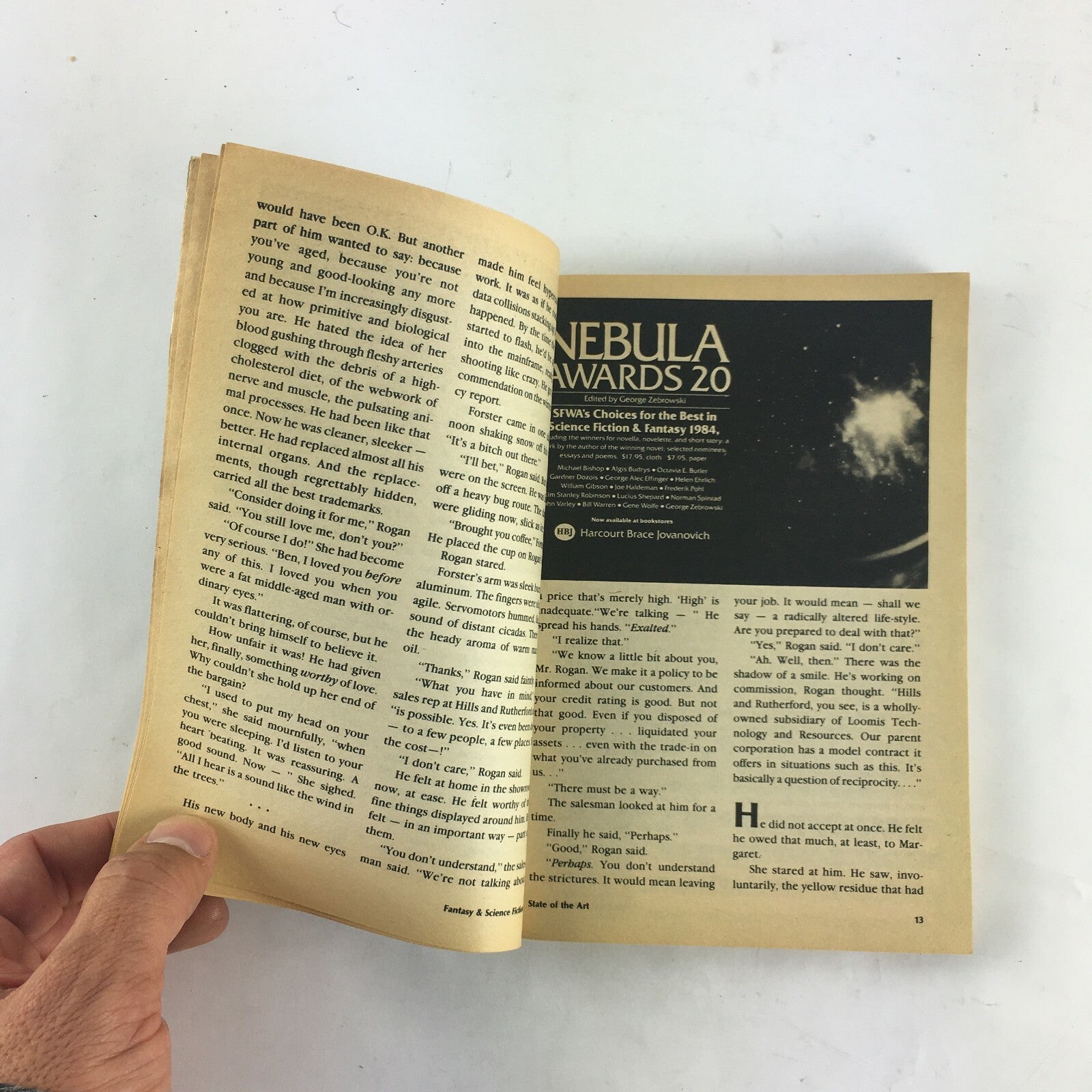 January Fantasy & Science Fiction Magazine Newton Sleep by Gregory Benford