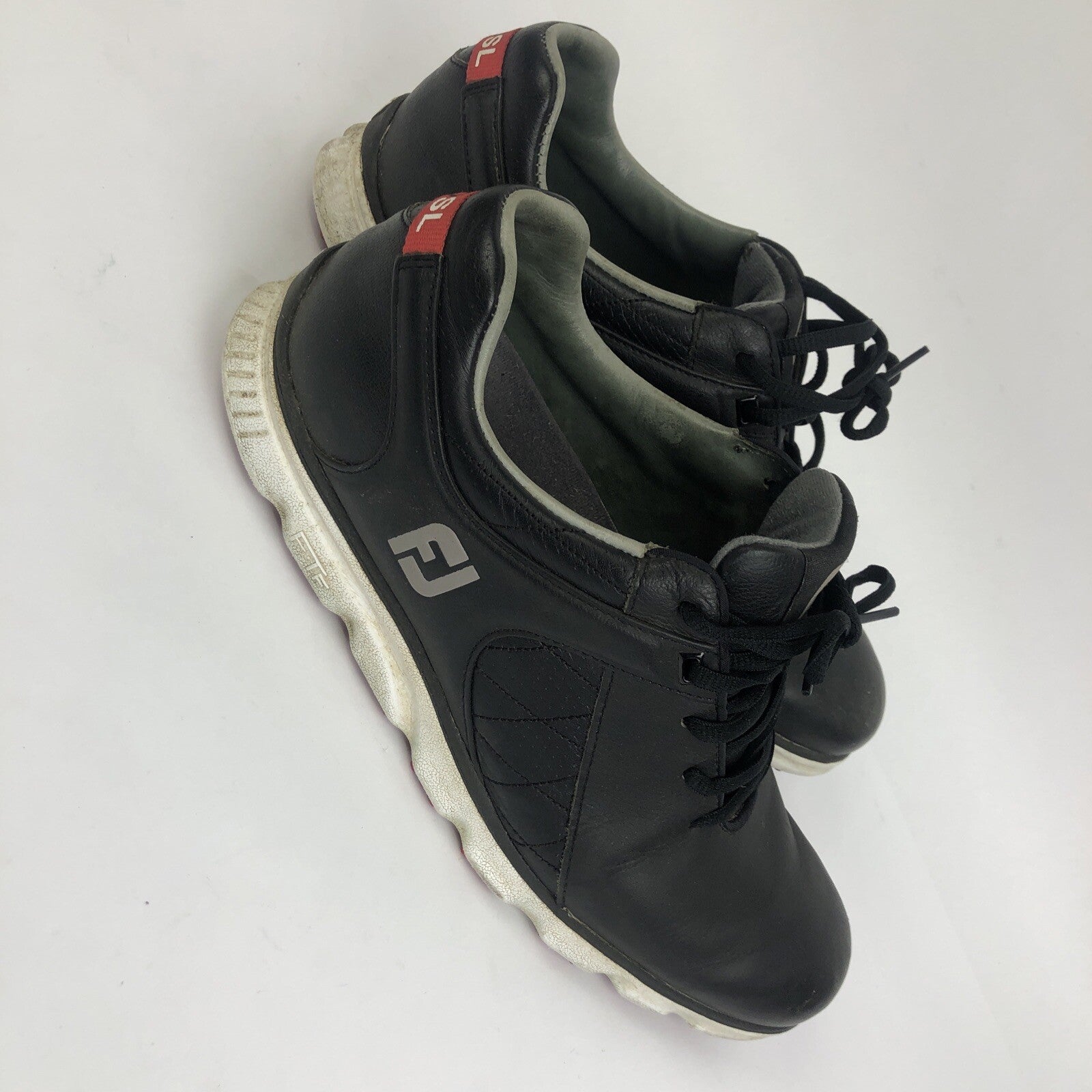 FootJoy Pro SL spikeless black leather golf shoes men size 10M model 53594