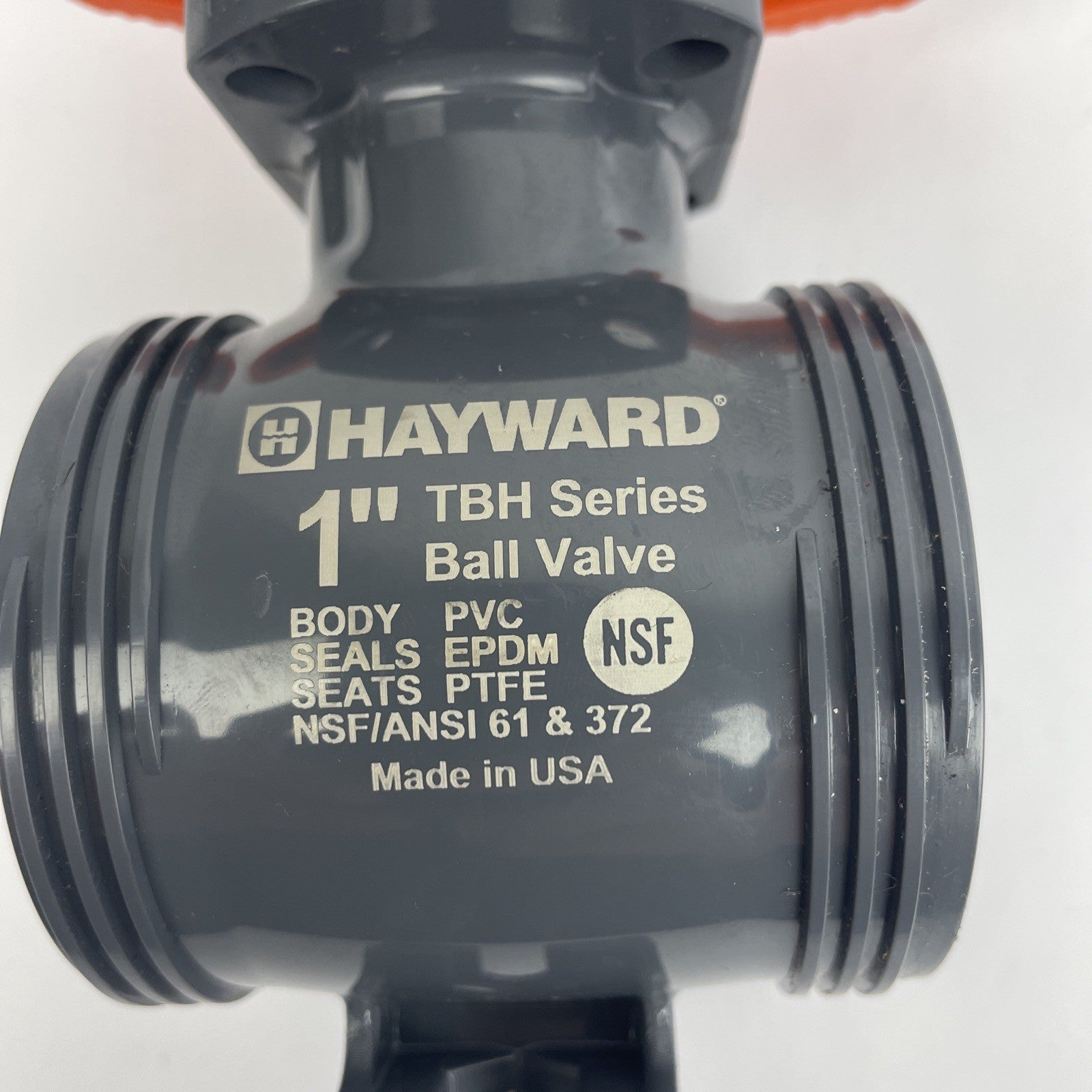 Hayward 1" PVC TBH Series Ball Valve SEALS EPDM Seats PTFE NSF/ANSI 61 & 372 USA