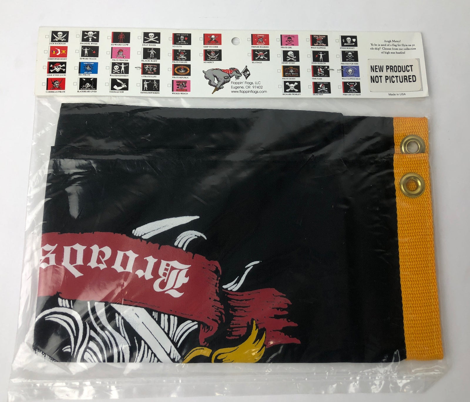 Flappin' Flags " Prepare to be Broadsided " 12" x 18" Flag Double Sided Print