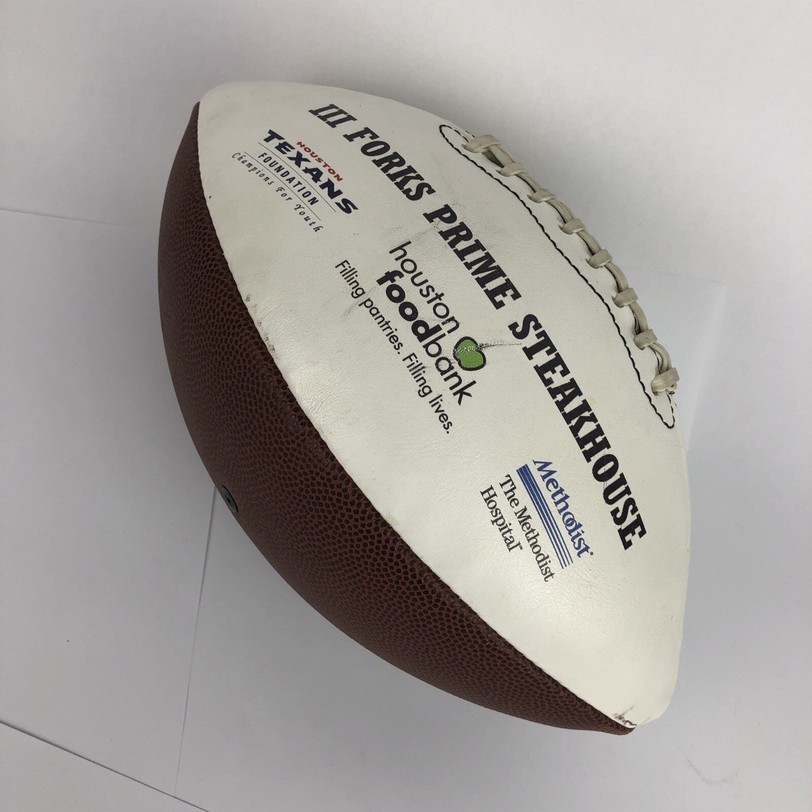 Houston Texans Taste of the Texans 2011 signed white panel collectible NFL football