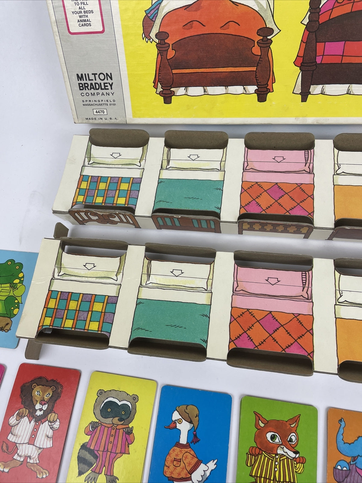 Vintage 1974 Milton Bradley " SLEEPY TIME " Board Game In Box Matching RARE