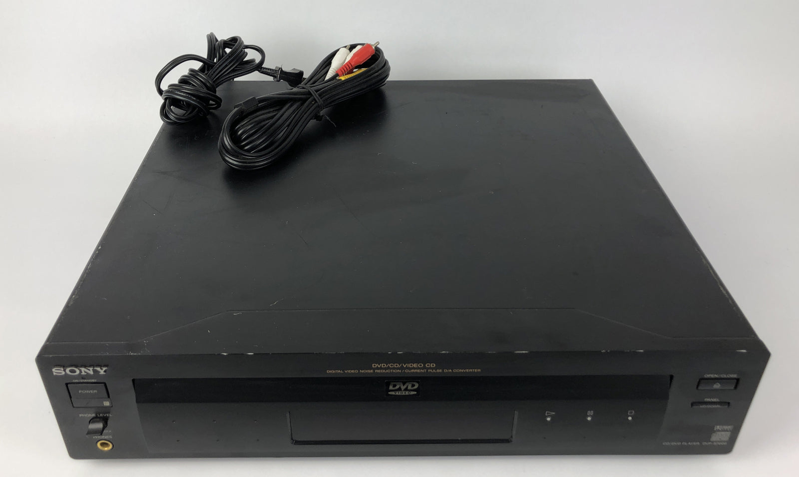 Sony DVP-S7000 DVD CD VIDEO Noise Reduction Current Pulse Converter Tested VGC