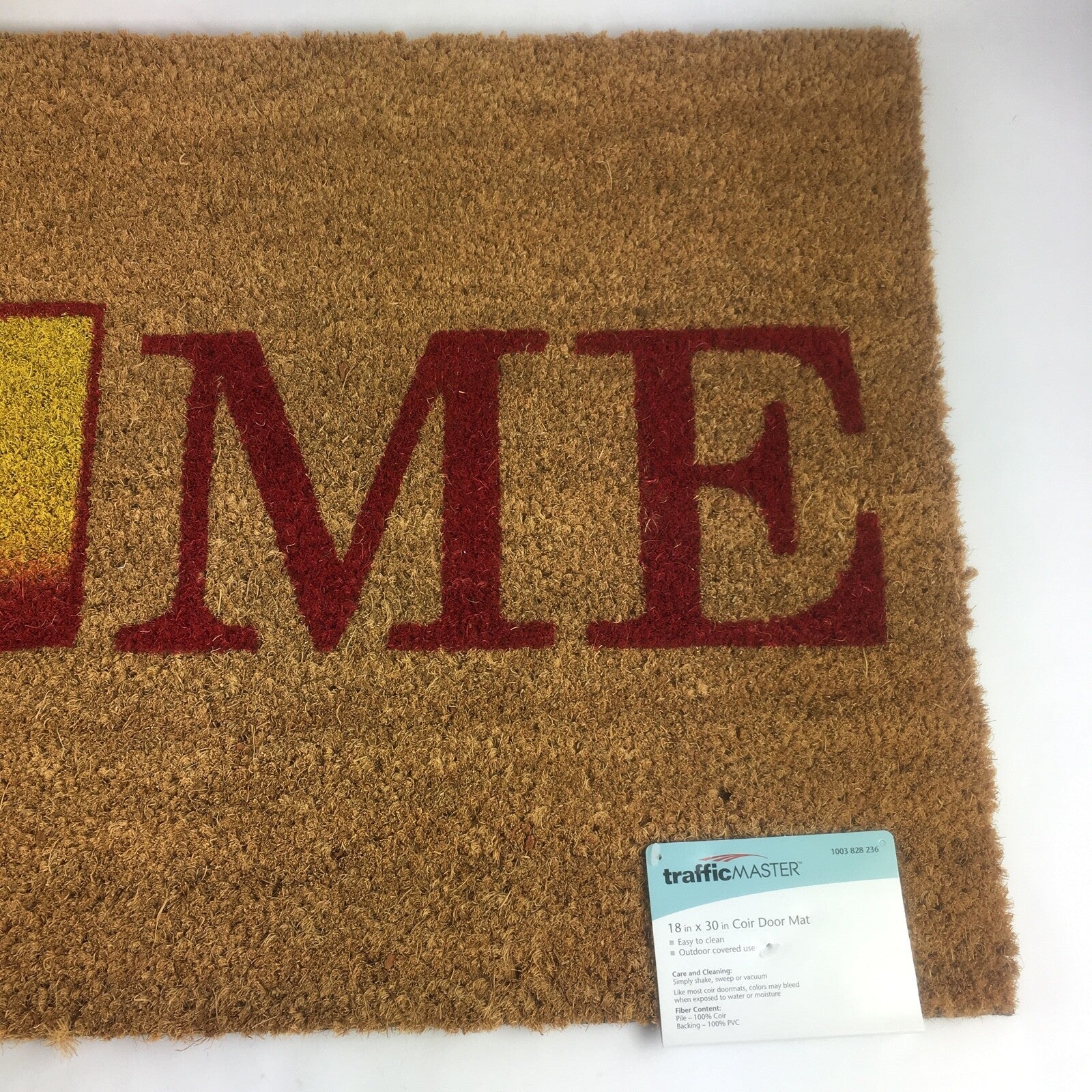 Trafficmaster Home Coir Doormat Door Mat with PVC Backing 18" x 30" New Mexico