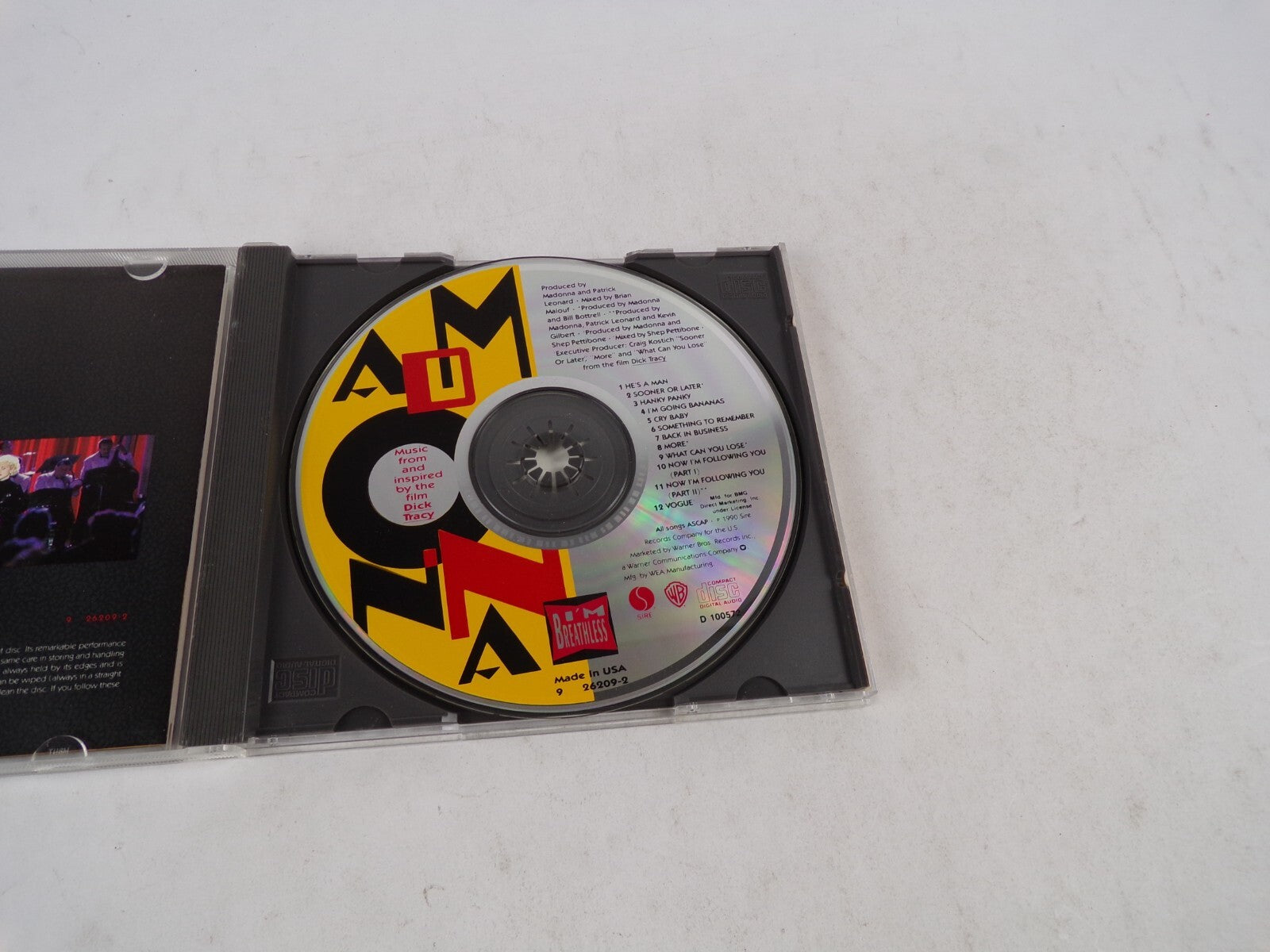 Madonna Music From And Inspired By The Film Dick Tracy What Can you Lose CD#34