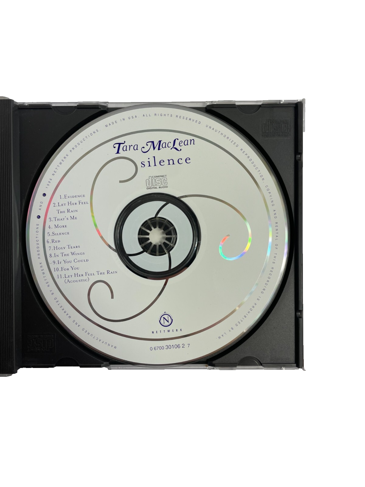 Tara MacLean Silence Evidence Let Her Feel The Rain That's Me More For You CD#10