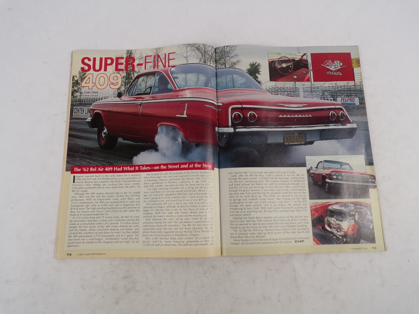 November 2000 Chevy High Performance Special Too-Fast Issue! Compression Ratio