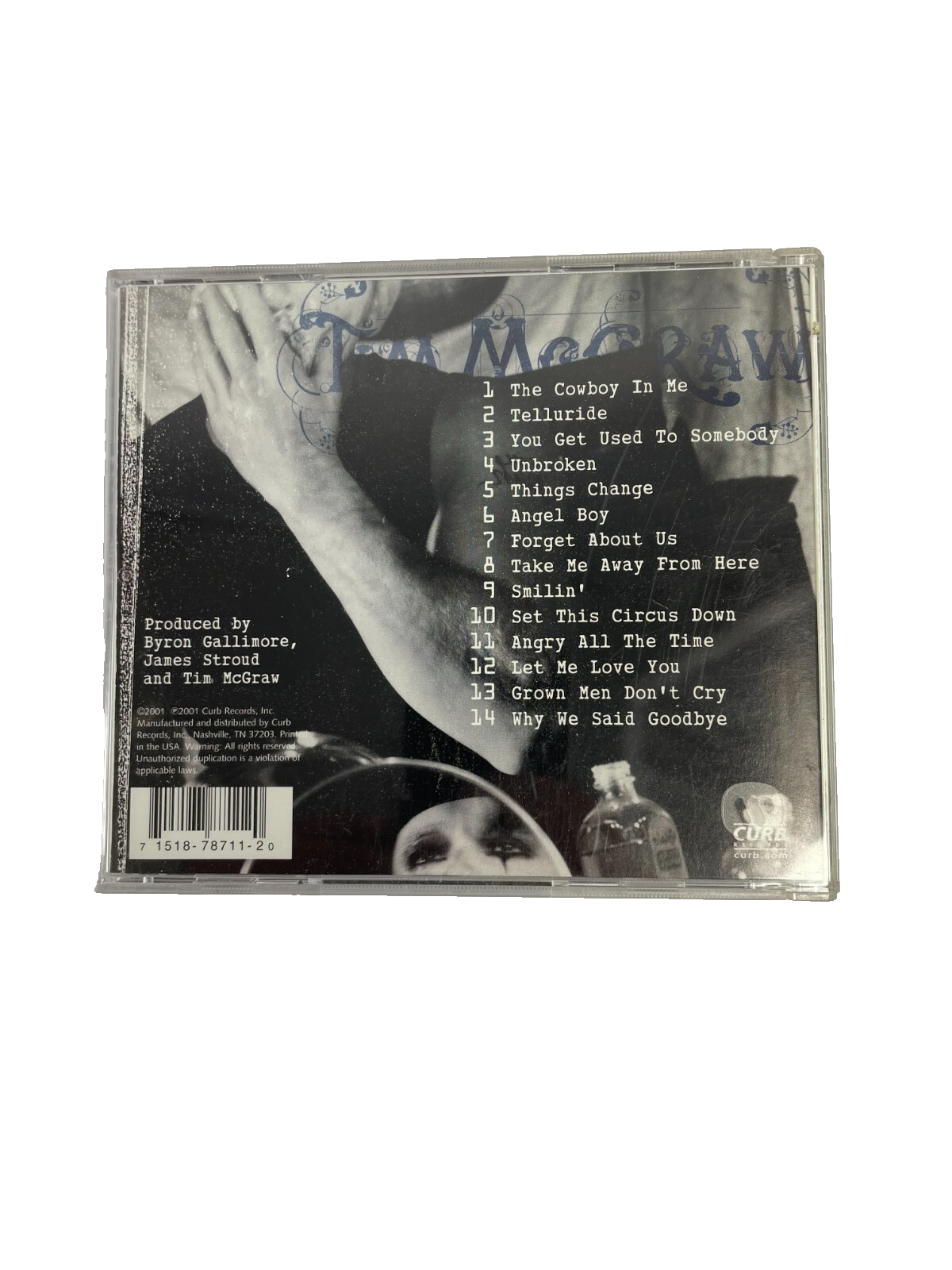 Tim McGraw – Set This Circus Down The Cowboy In Me Things Change Smilin CD#29