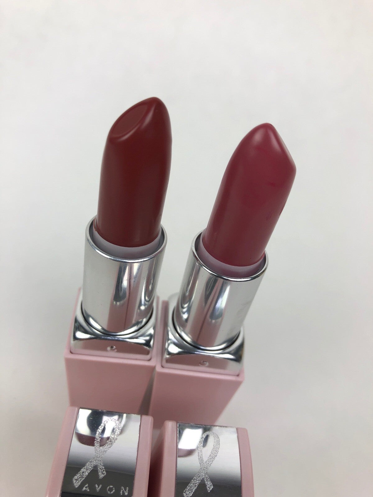 AVON Ultra Color Rich Renewable Lipstick Lot Of 2 Breast Cancer Case - FSTSHP