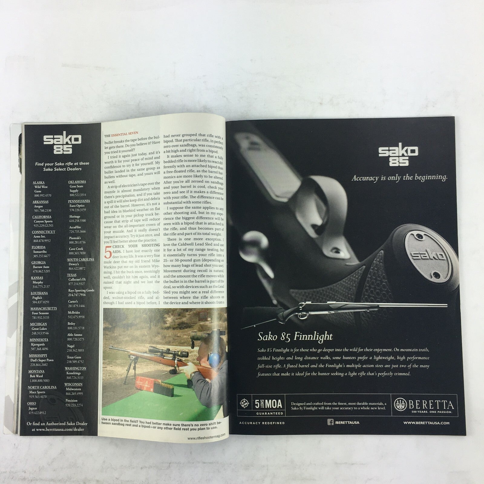 September 2012 Rifle Shooter Magazine Big Game 45 Rifles Super Switch Barrels