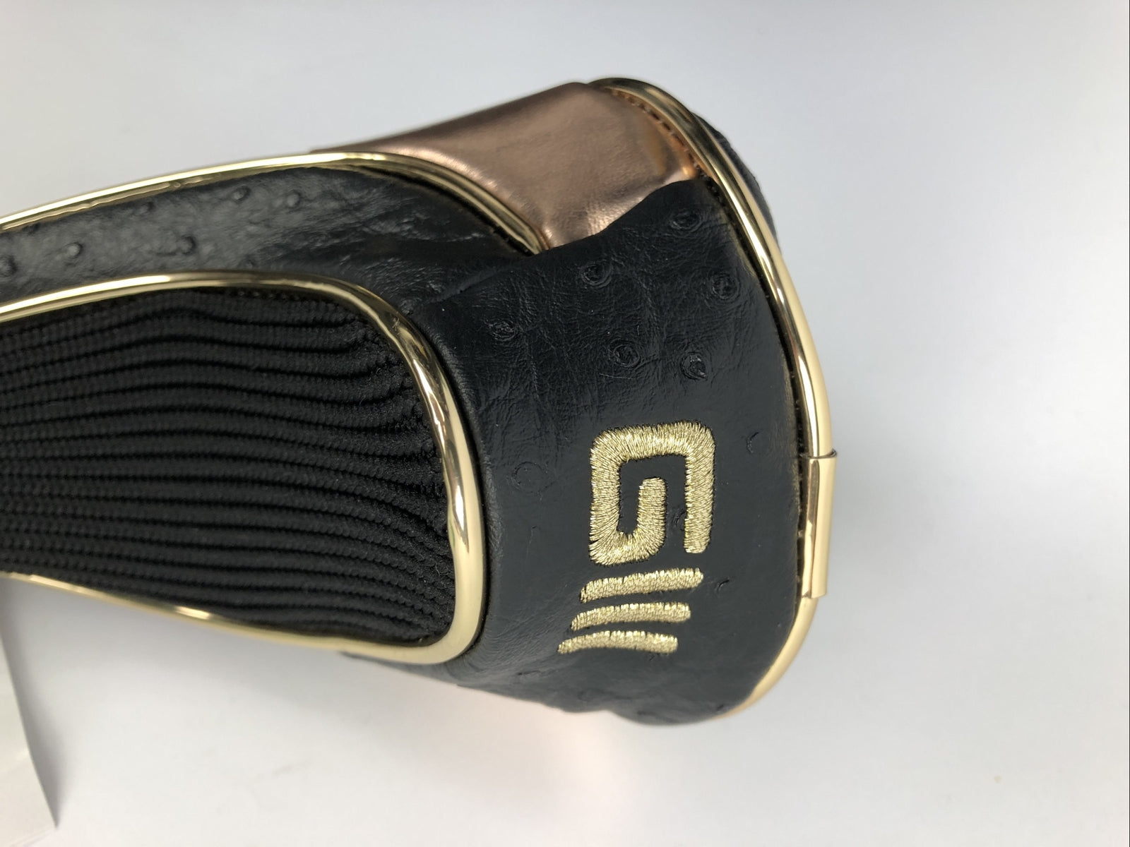 RARE GIGA GRAND SLAM GOLF U4 WOOD HEAD COVER - Japan BLACK GOLD FSTSHP