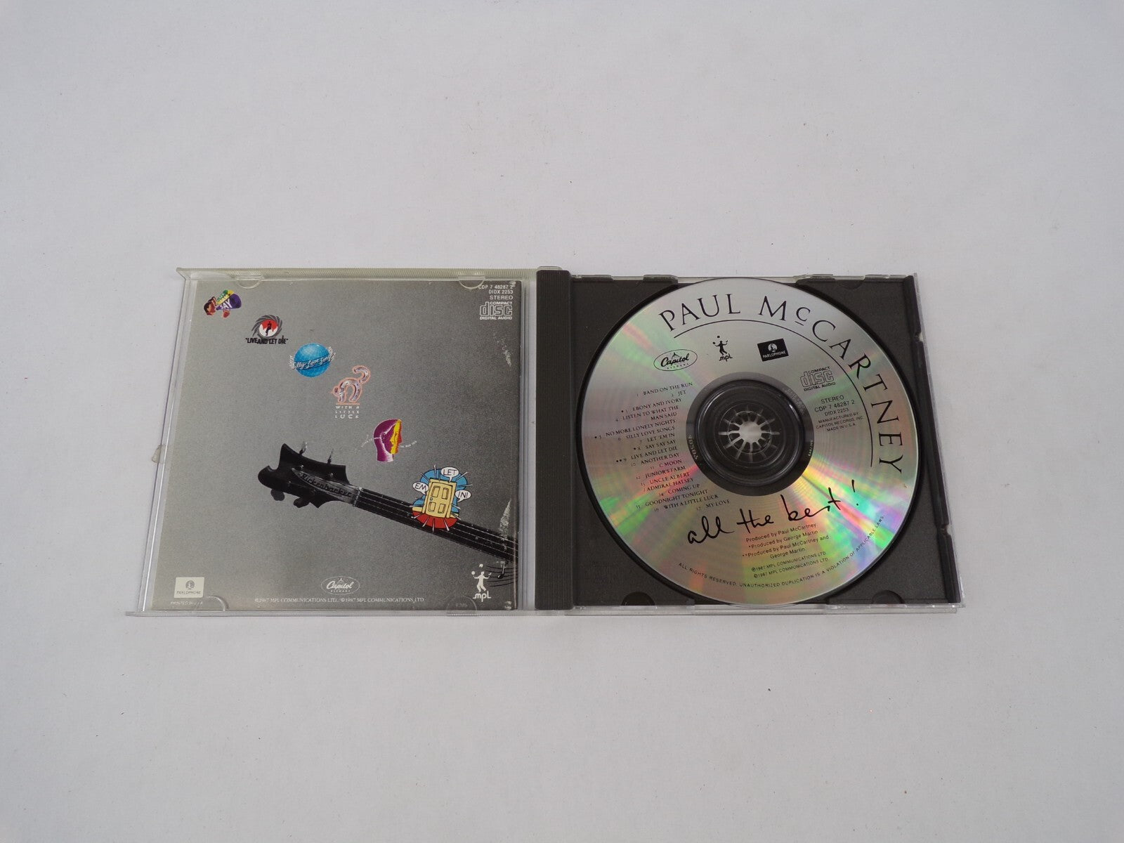 Paul MoCartney Band On The Run Jet Ebony And Ivory No More Lonely NightsCD#63