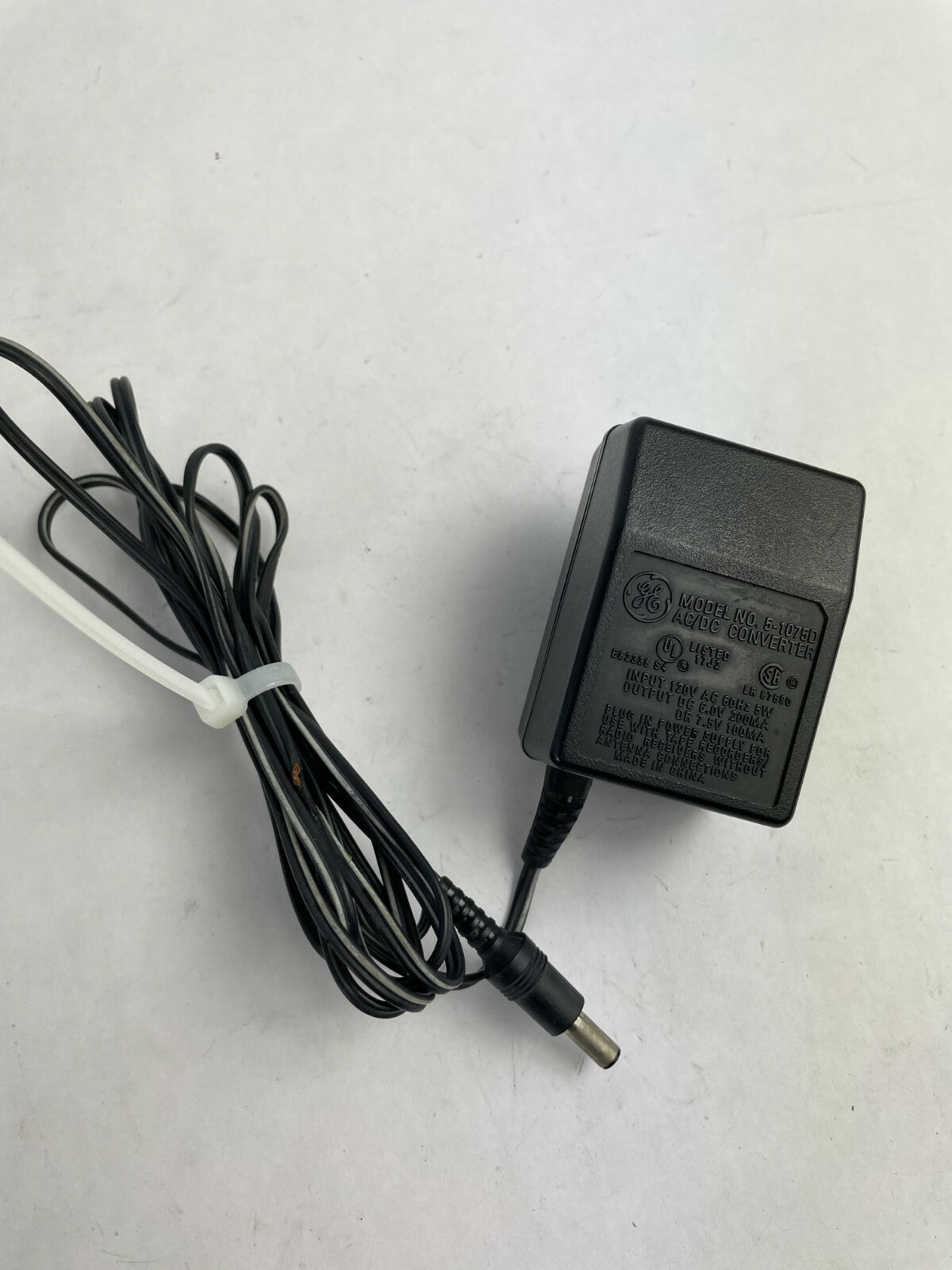 Genuine Ac Adapter 5-1075D Output 6.0 V 200mA Power Supply Adapter A73
