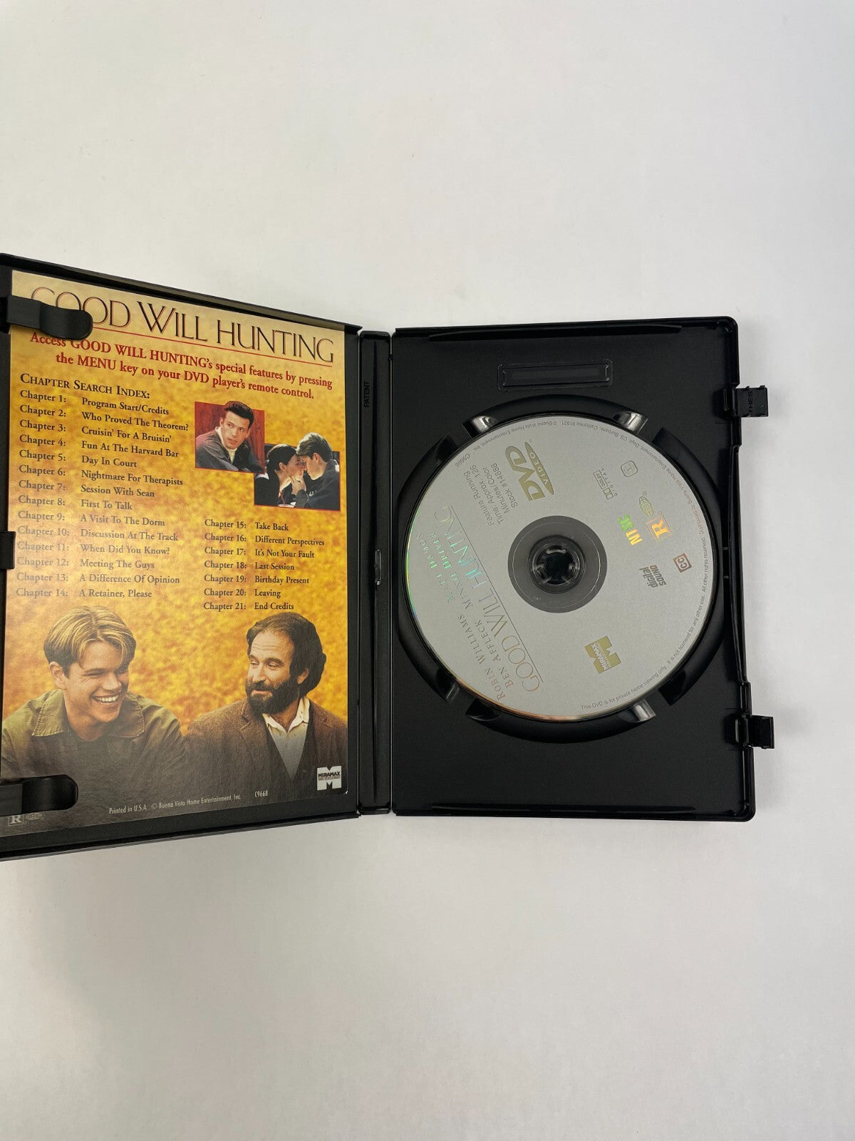 Academy Award Winner Robin Williams Matt Damon Ben Affleck Minne DriverDVD Movie