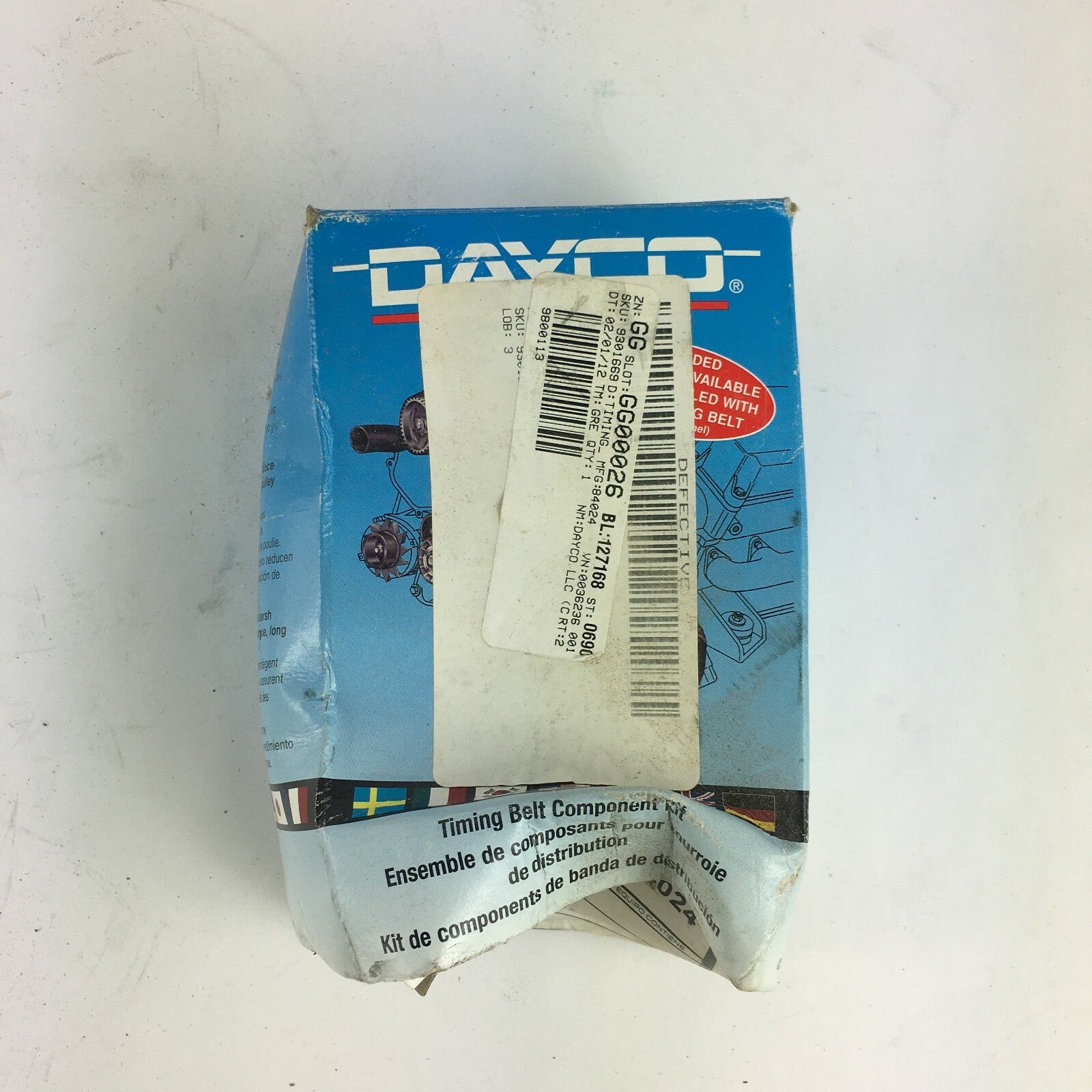 Genuine Dayco Automotive Timing Belt Component Kit 84024 A11