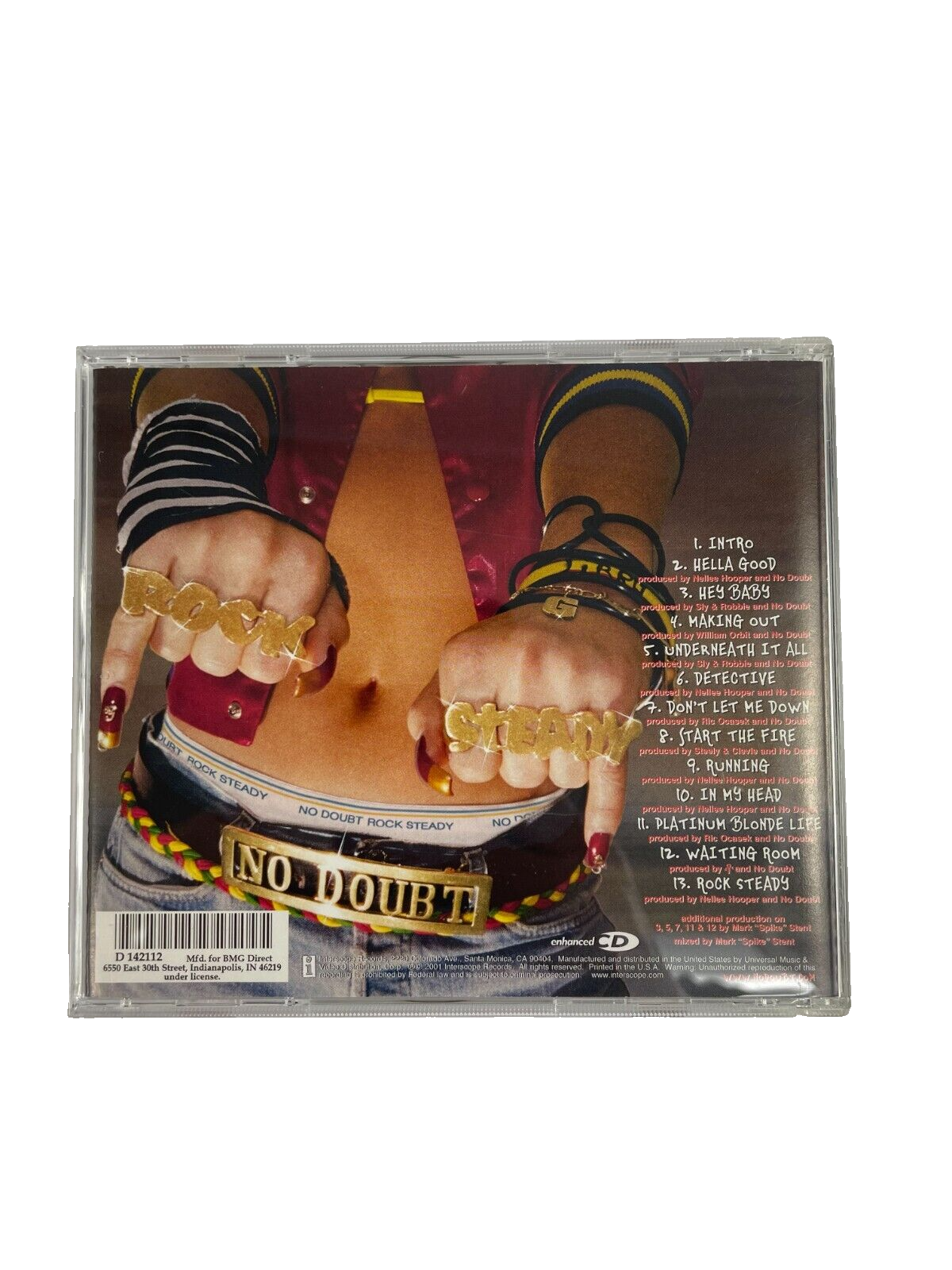 No Doubt Rock Steady Intro Hella Good Hey Baby Making Out Detective #M-N-O