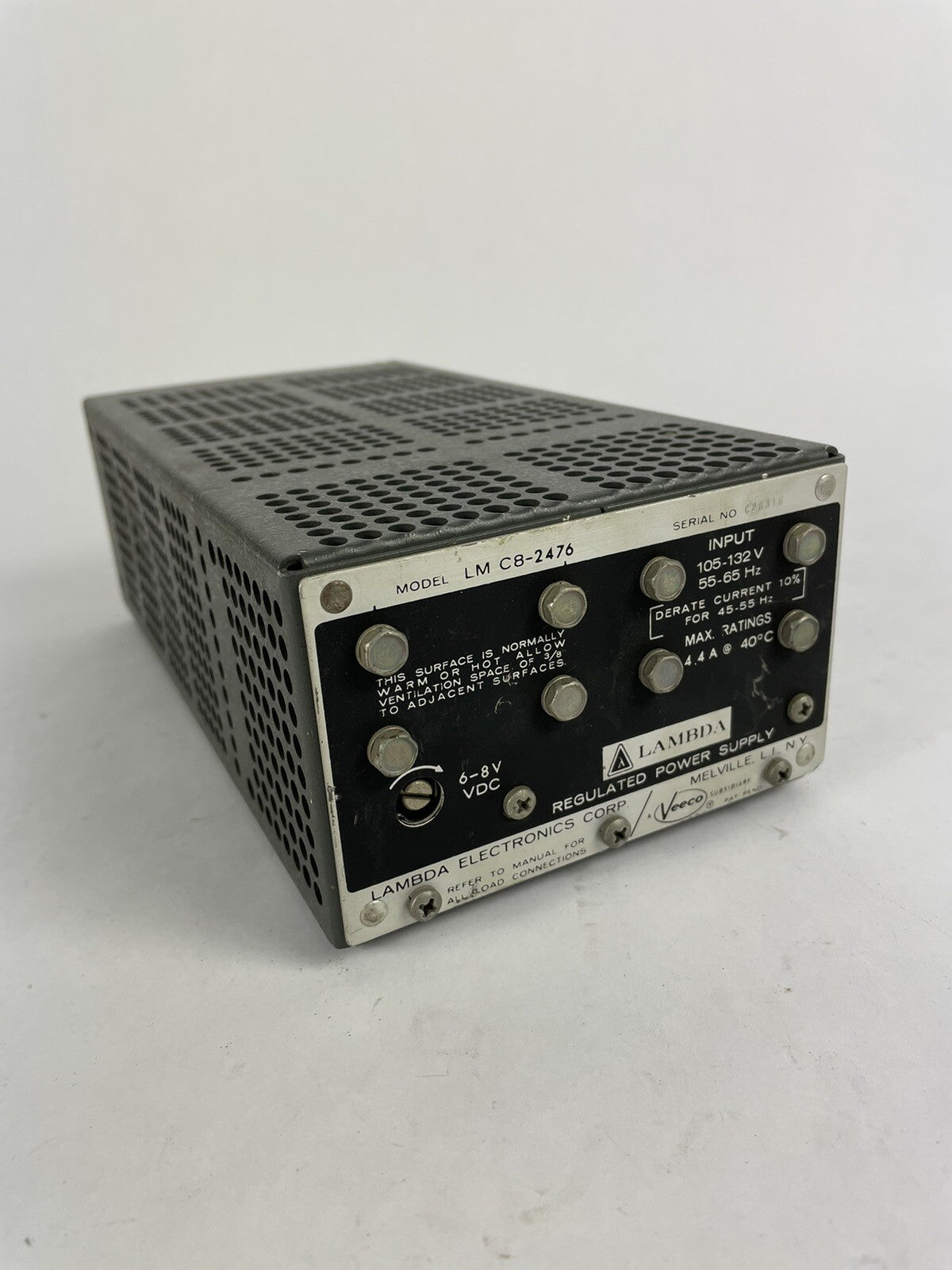 Lambda LM C8-2776 Power Supply 6-8V