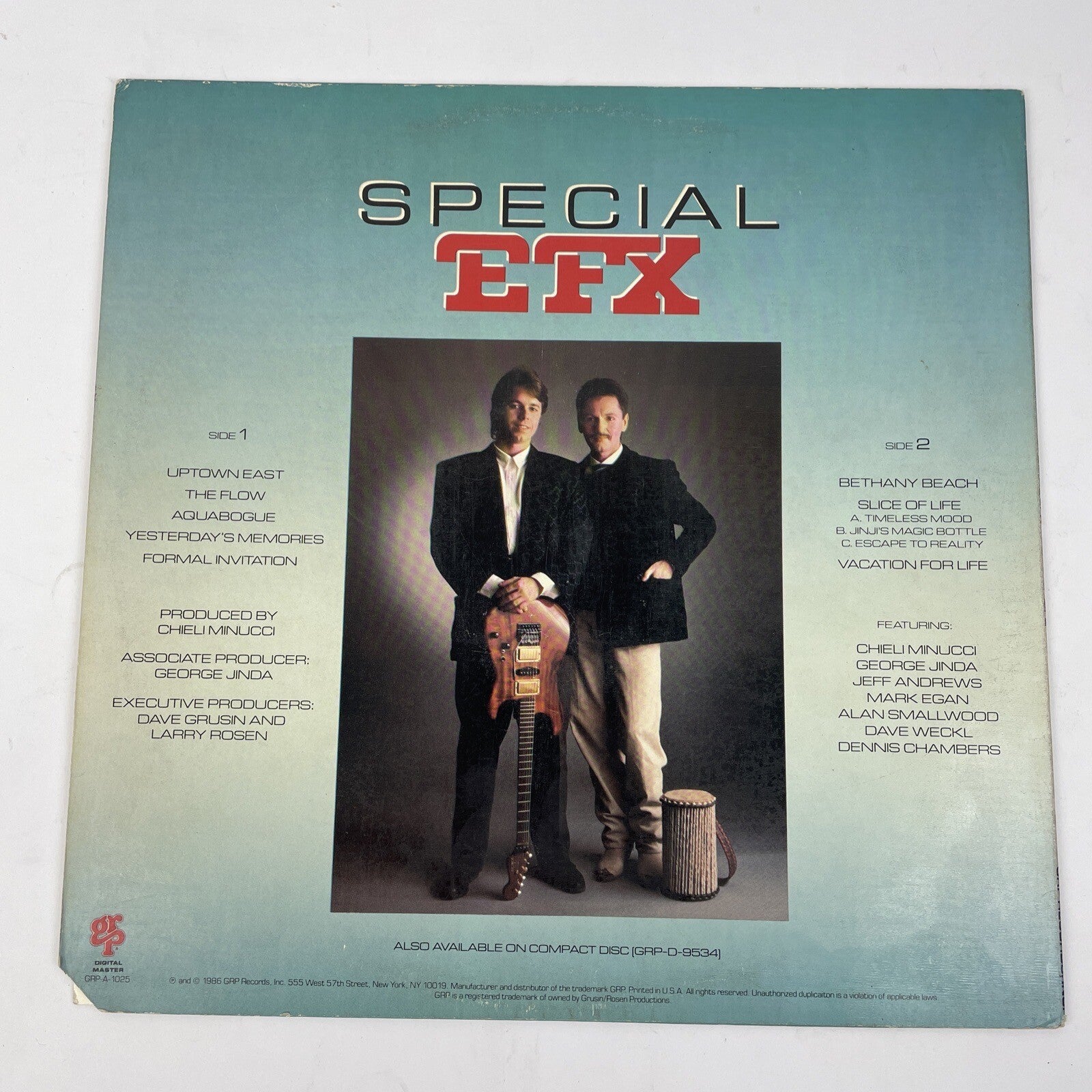 Special EFX Vinyl Slice Of Life Digital Master Vinyl Record LP Jazz